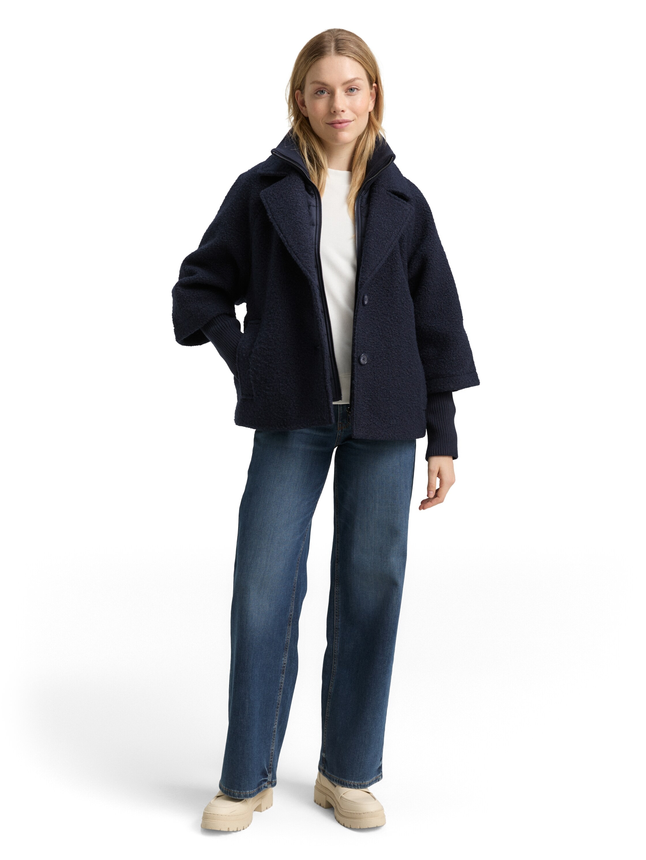 TOM TAILOR Outdoorjacke, im 2-in-1-Look