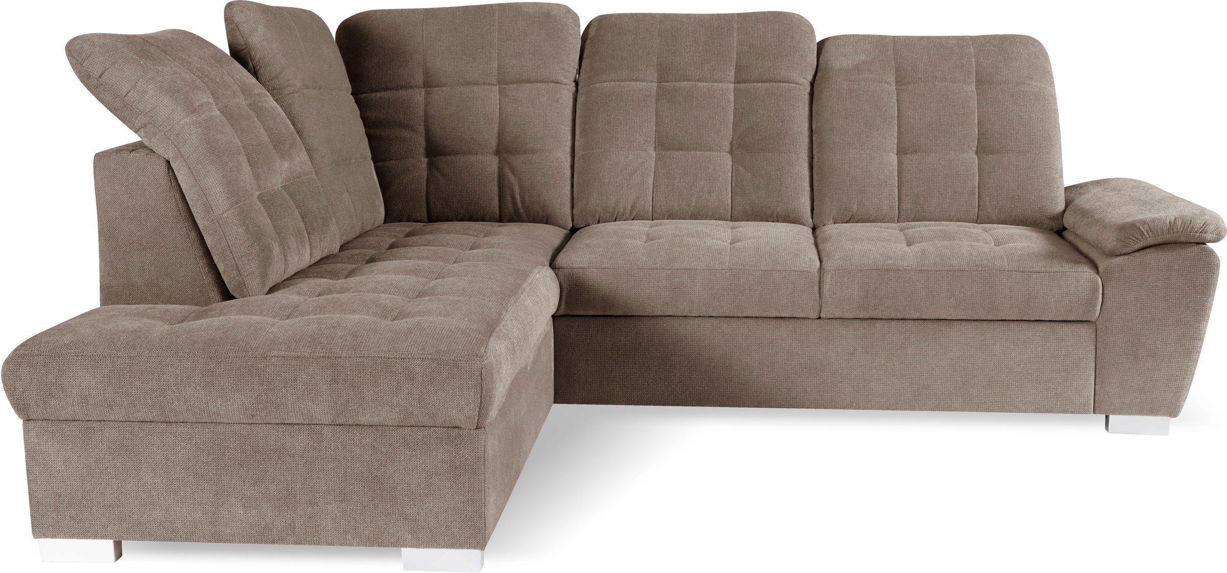 WERK2 Ecksofa "Brindisi, Multifunktion, bequem & komfortabel, Breite 263cm, günstig online kaufen