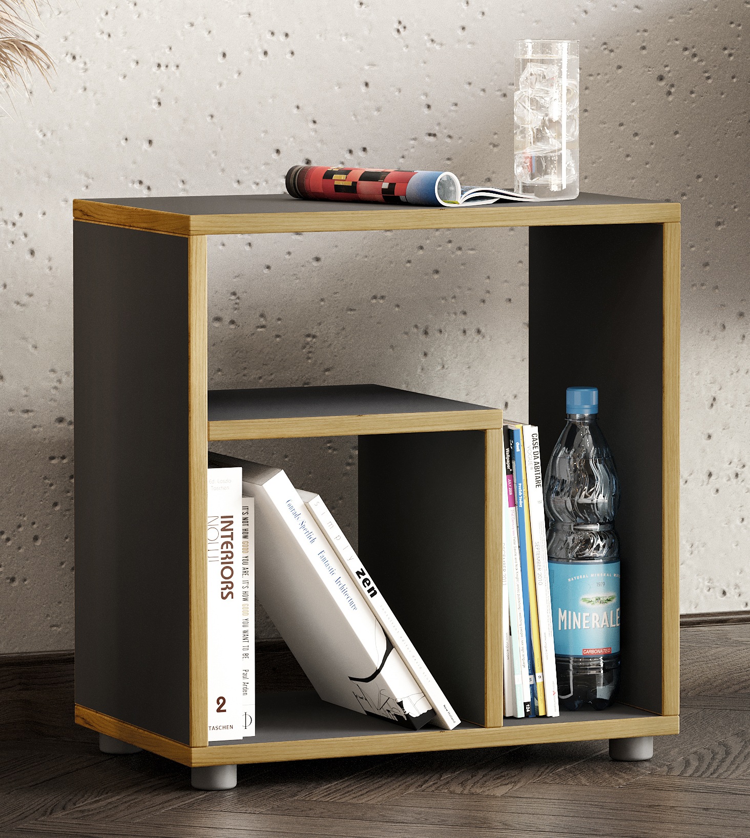 Thumbnail - VCM Couchtisch "Holz Beistelltisch Couchtisch Sofatisch Zeito" 1 Stk. tlg.