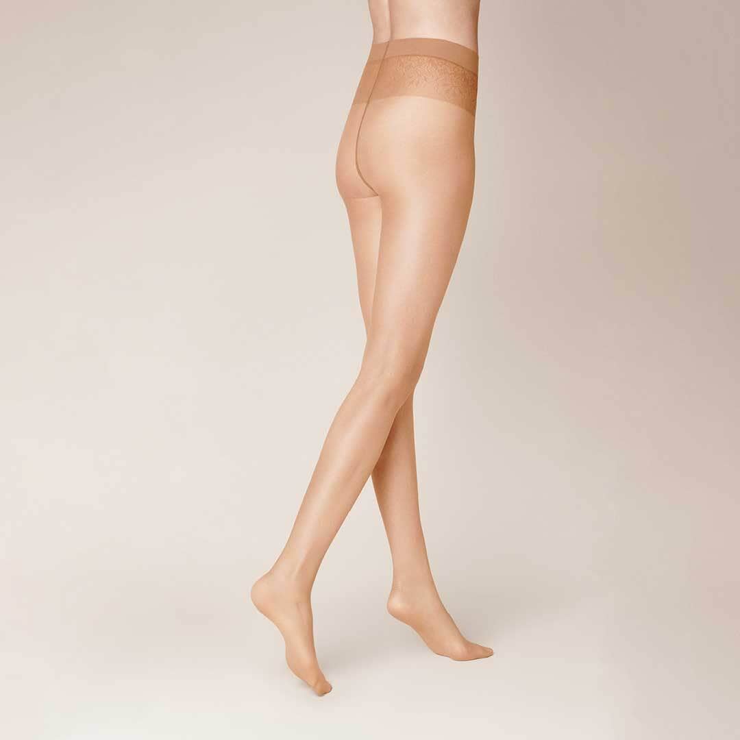 KUNERT Damen Feinstrumpfhose "Strumpfhose Mystique 20", Gr. 36, braun, Obermaterial: 61% Polyamid PA. 39% Elasthan EL., Strumpfhosen