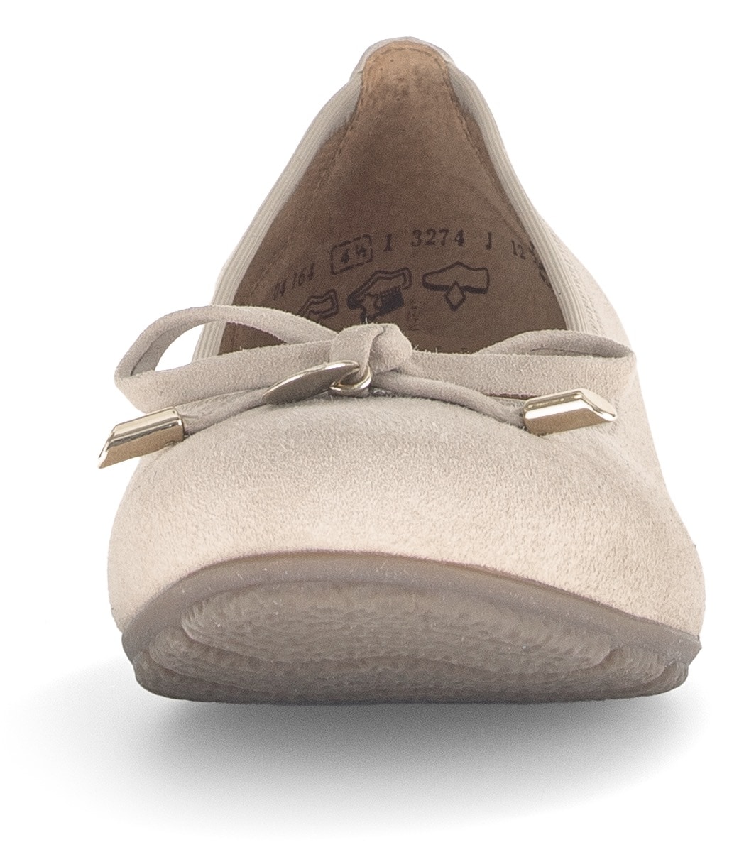 Gabor Ballerina, Flache Schuhe, Business Schuhe mit Hovercraft Luftkammern-Laufsohle