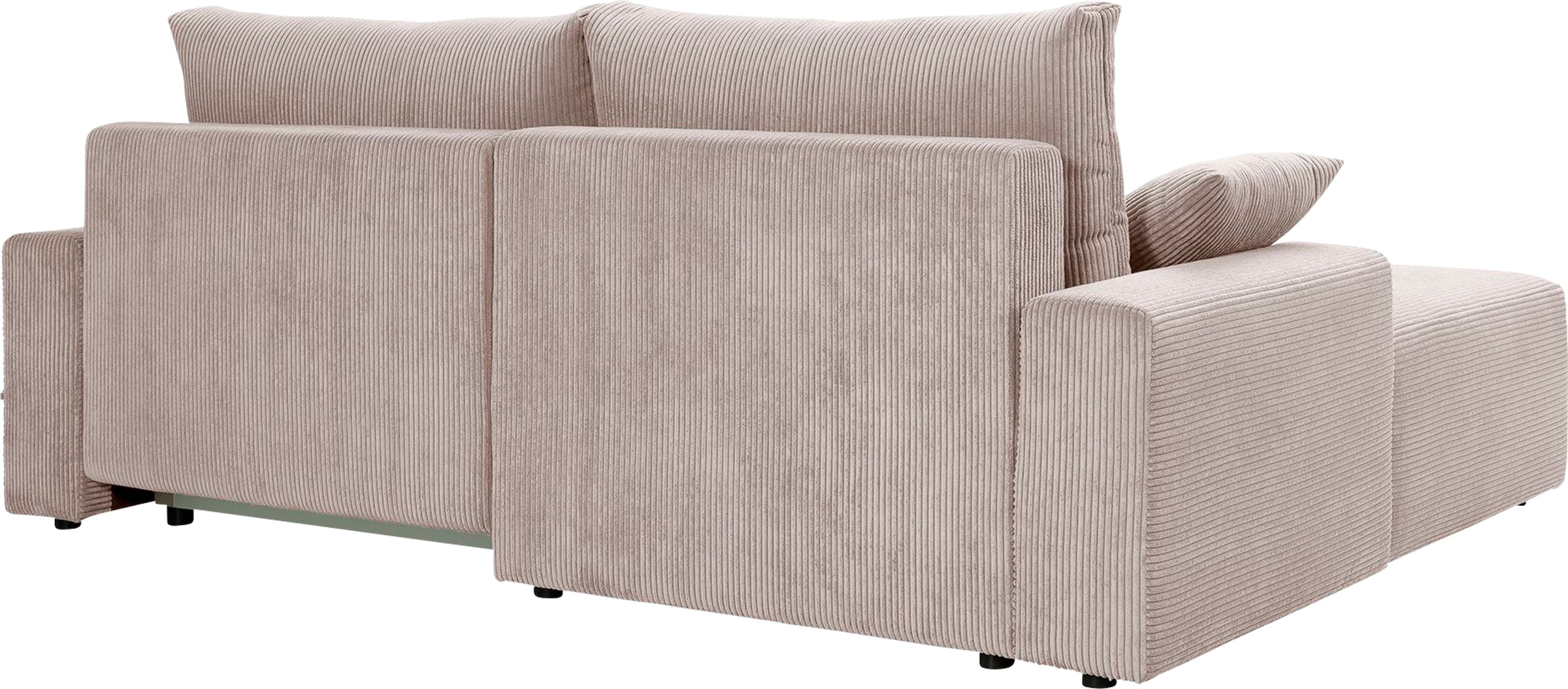 exxpo - | inklusive und fashion Ecksofa sofa verschiedenen Bettkasten »Orinoko«, BAUR kaufen Cord-Farben Bettfunktion in