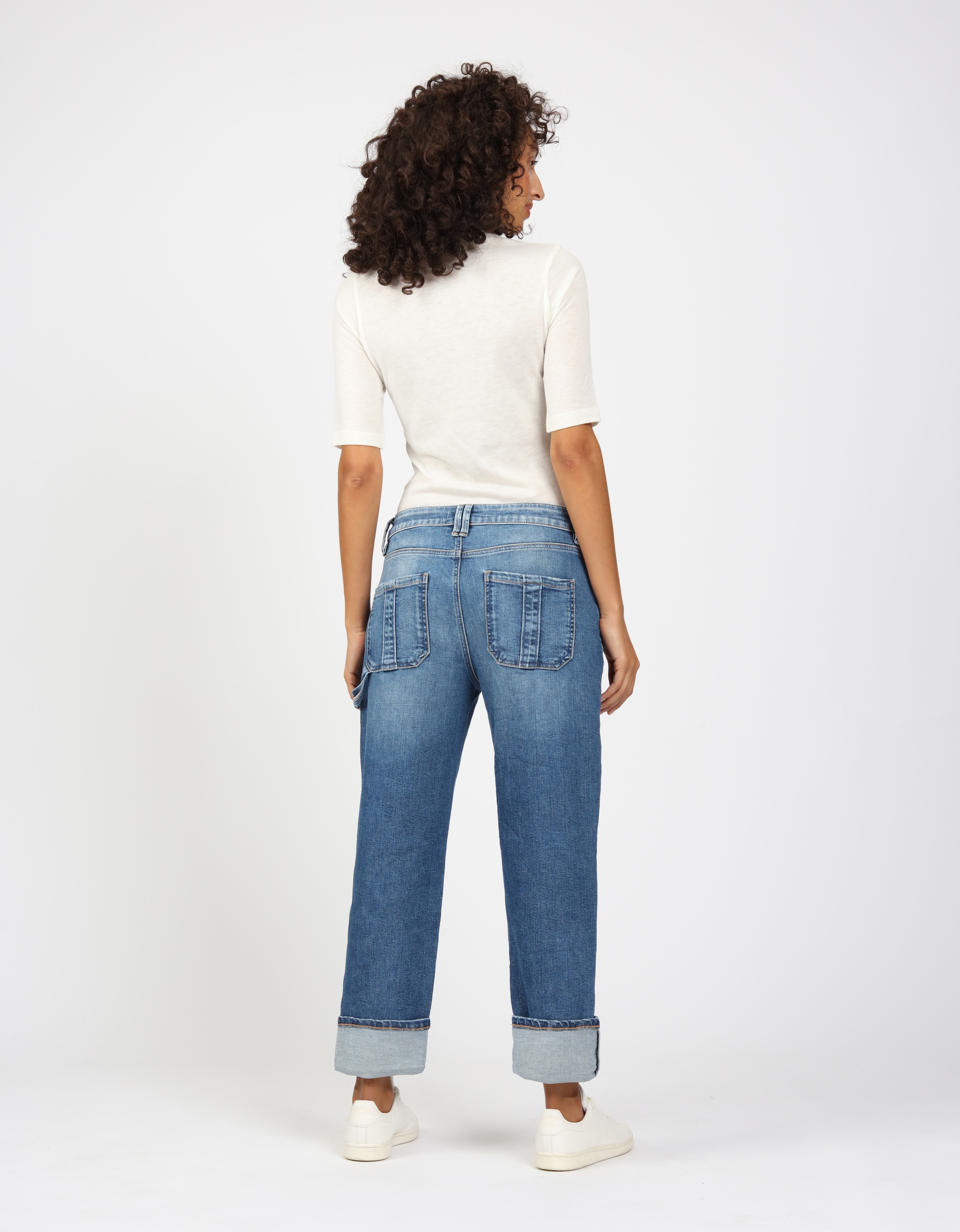 GANG Straight-Jeans »94THELMA WORKER«, mit aufgesetzten Taschen und typischen Workerdetails