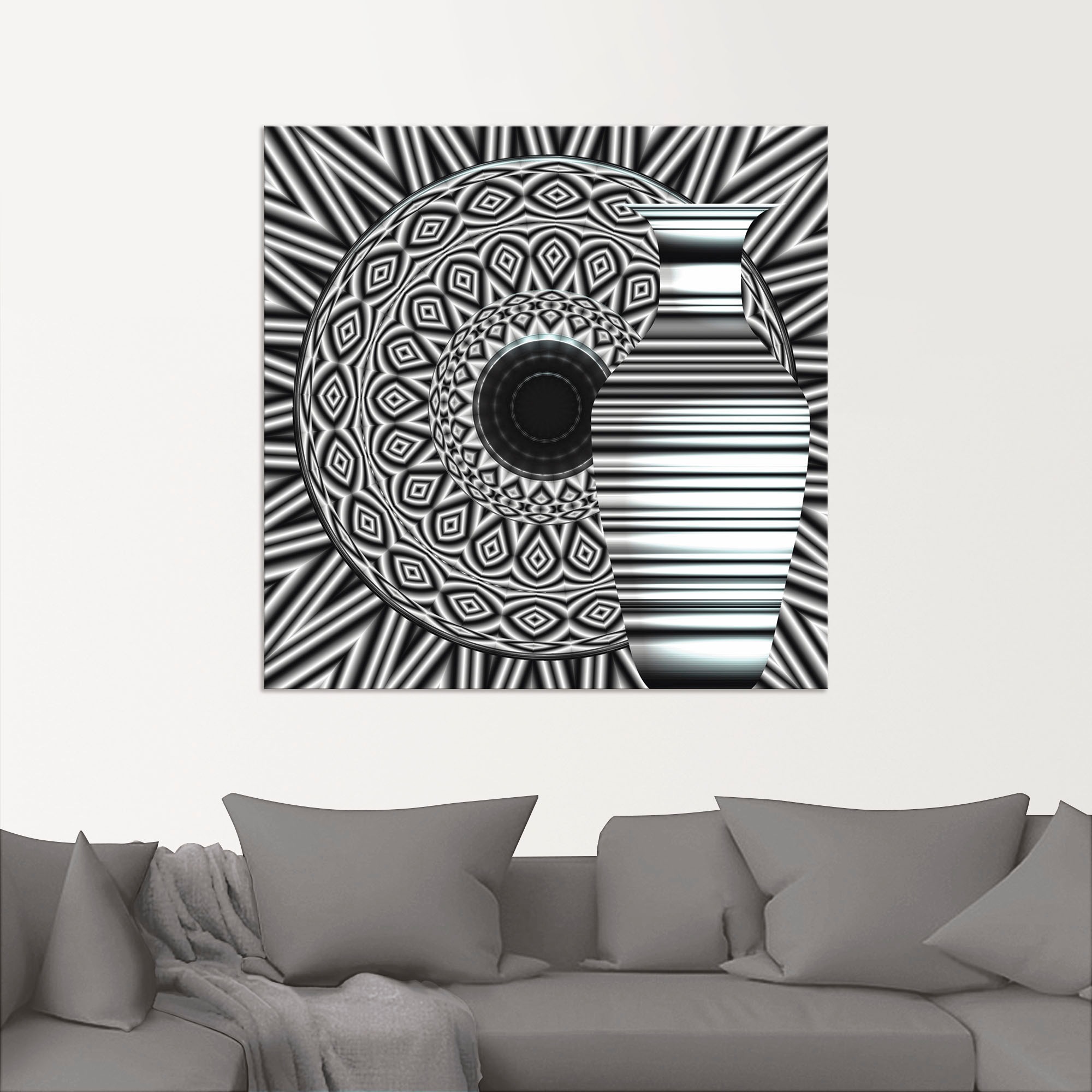 Artland Wandbild »Tajine und Karaffe«, Muster, (1 St.), als Alubild, Outdoorbild, Leinwandbild in verschied. Größen