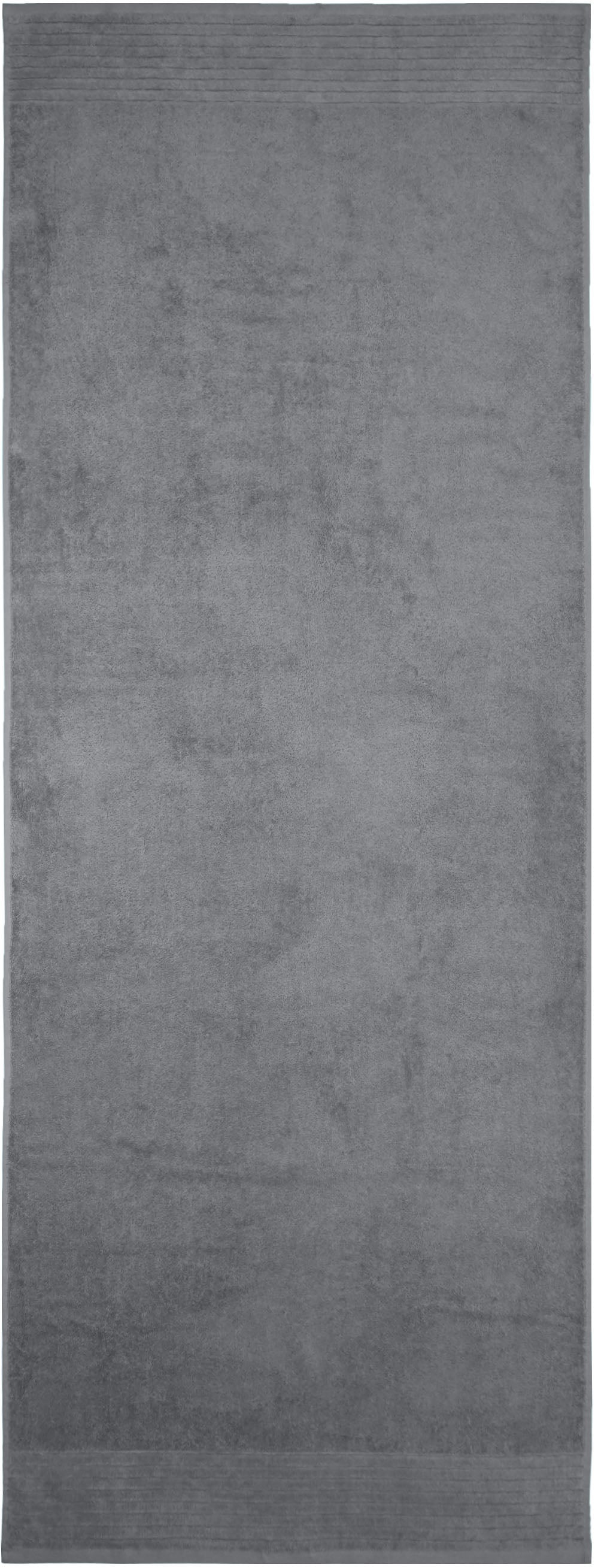 my home Saunatuch »Sanremo premium, Premium Handtücher, 600 gr/m²«, (Set, 2 St., 2x 80x200), mit Bordüre, einfarbig, flauschig und weich, 80x200cm