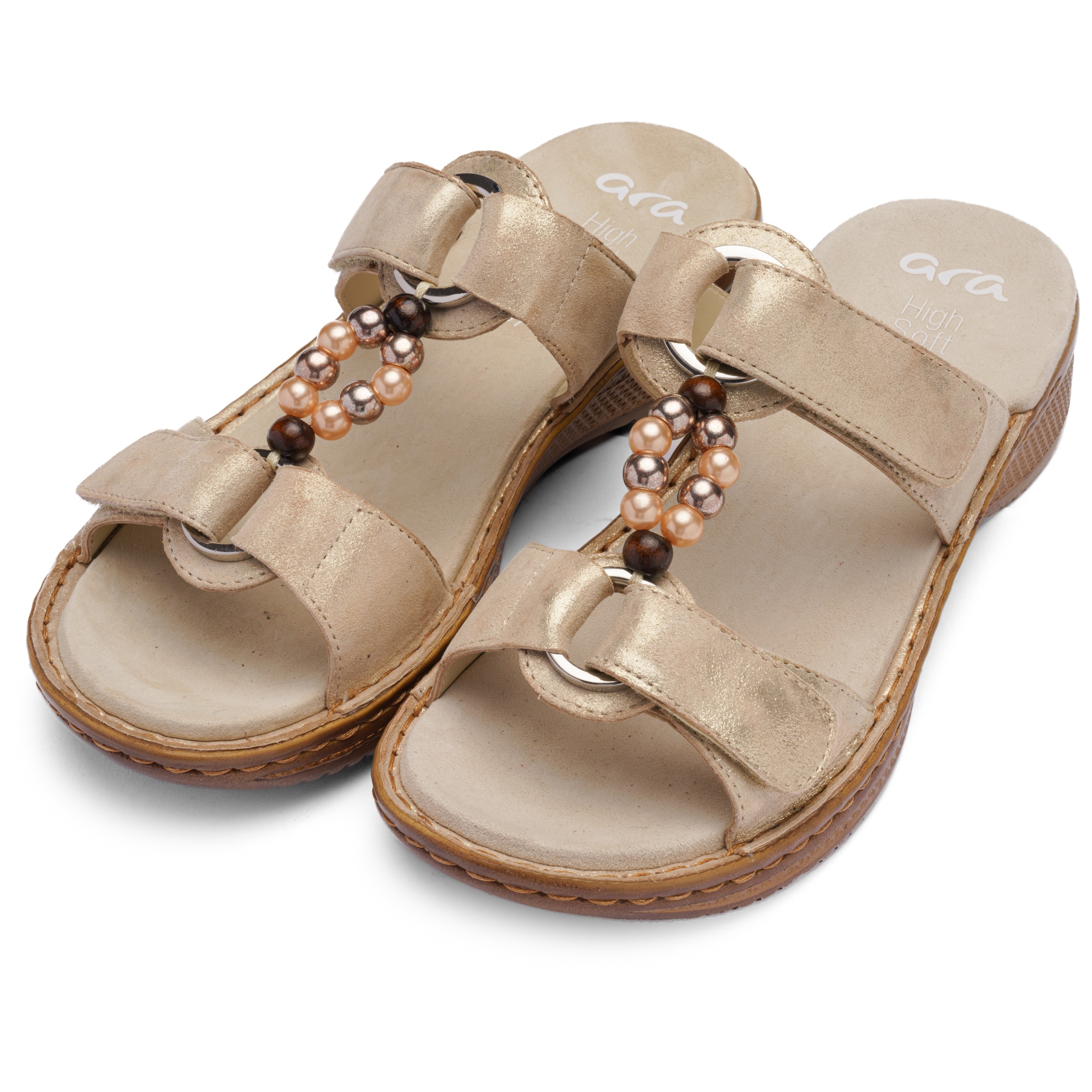 Ara Pantolette "HAWAII" Schlupfschuh, Komfortschuh mit Klettverschlüsse, G- günstig online kaufen