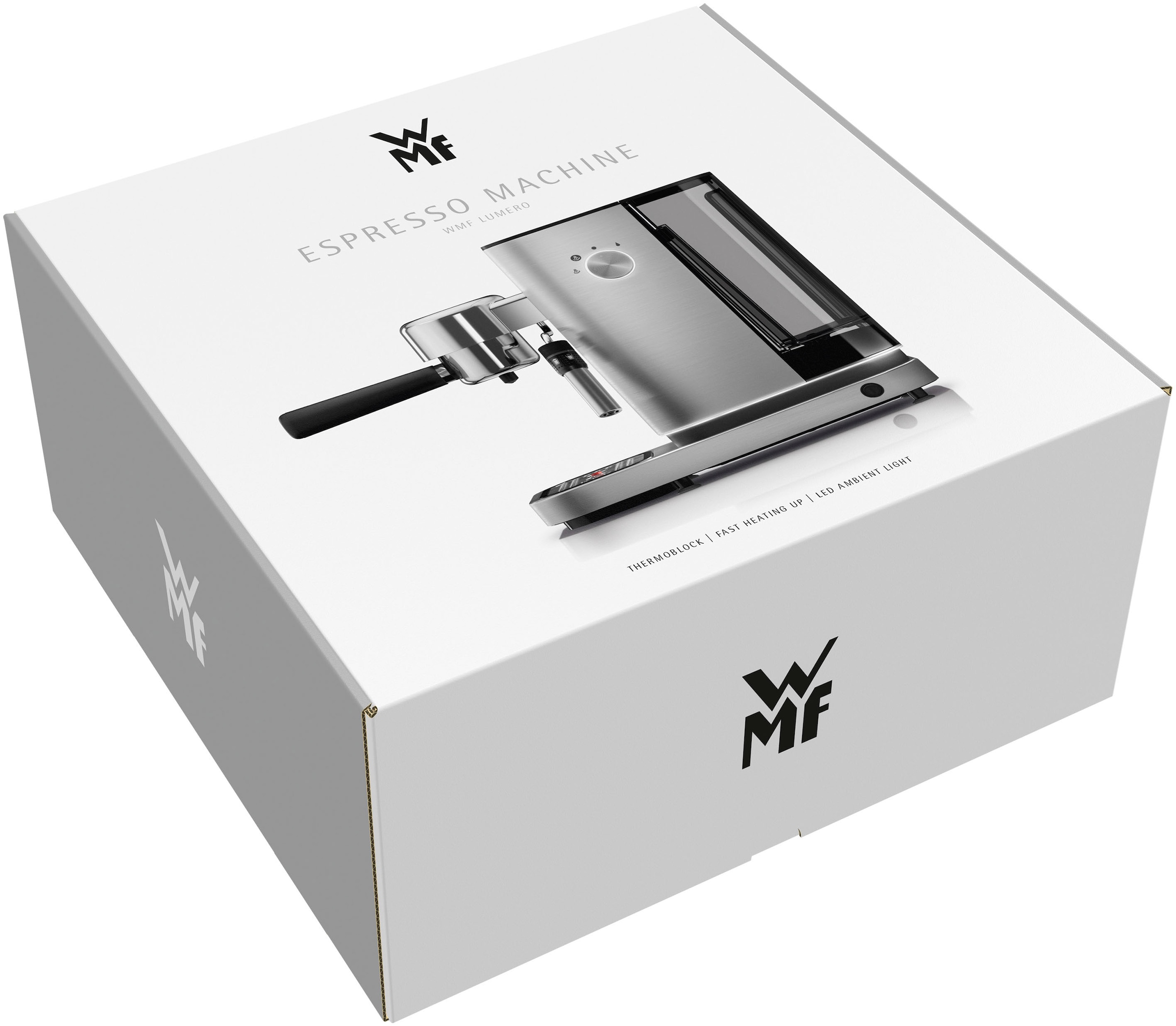 WMF Espressomaschine »Lumero«, kompakt, dezente LED-Beleuchtung, 15 bar, 1350 Watt, Milchschaumdüse