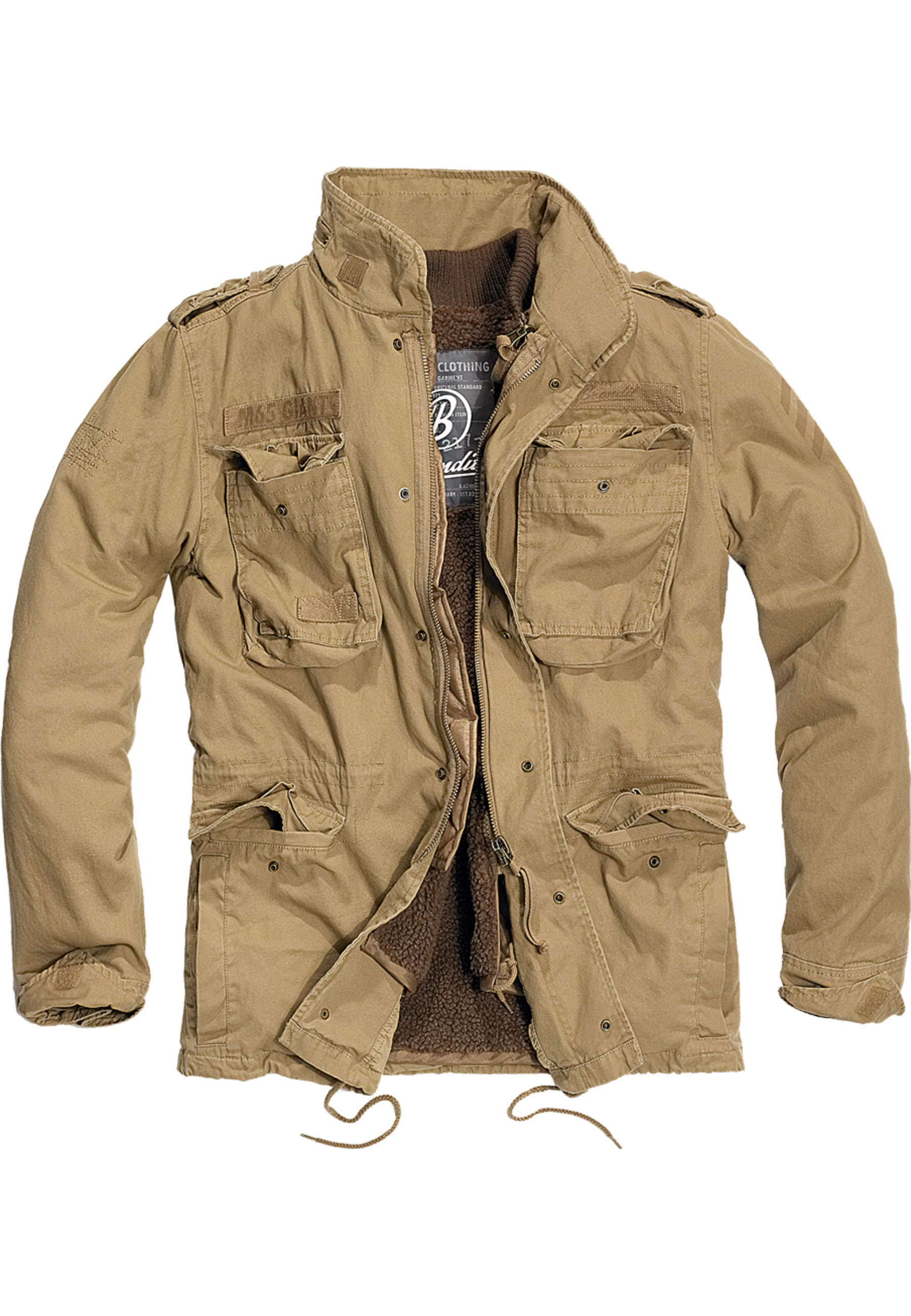 Brandit Winterjacke "Brandit Herren M-65 Giant Jacket" 1 Stk. tlg. ohne Kap günstig online kaufen