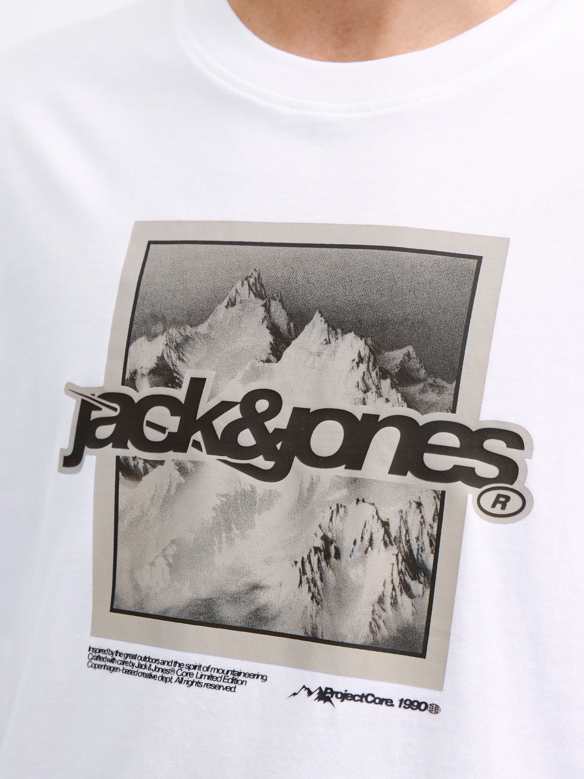 Jack & Jones T-Shirt »JCOFLARE BRAINDING TEE SS CREW NECK«
