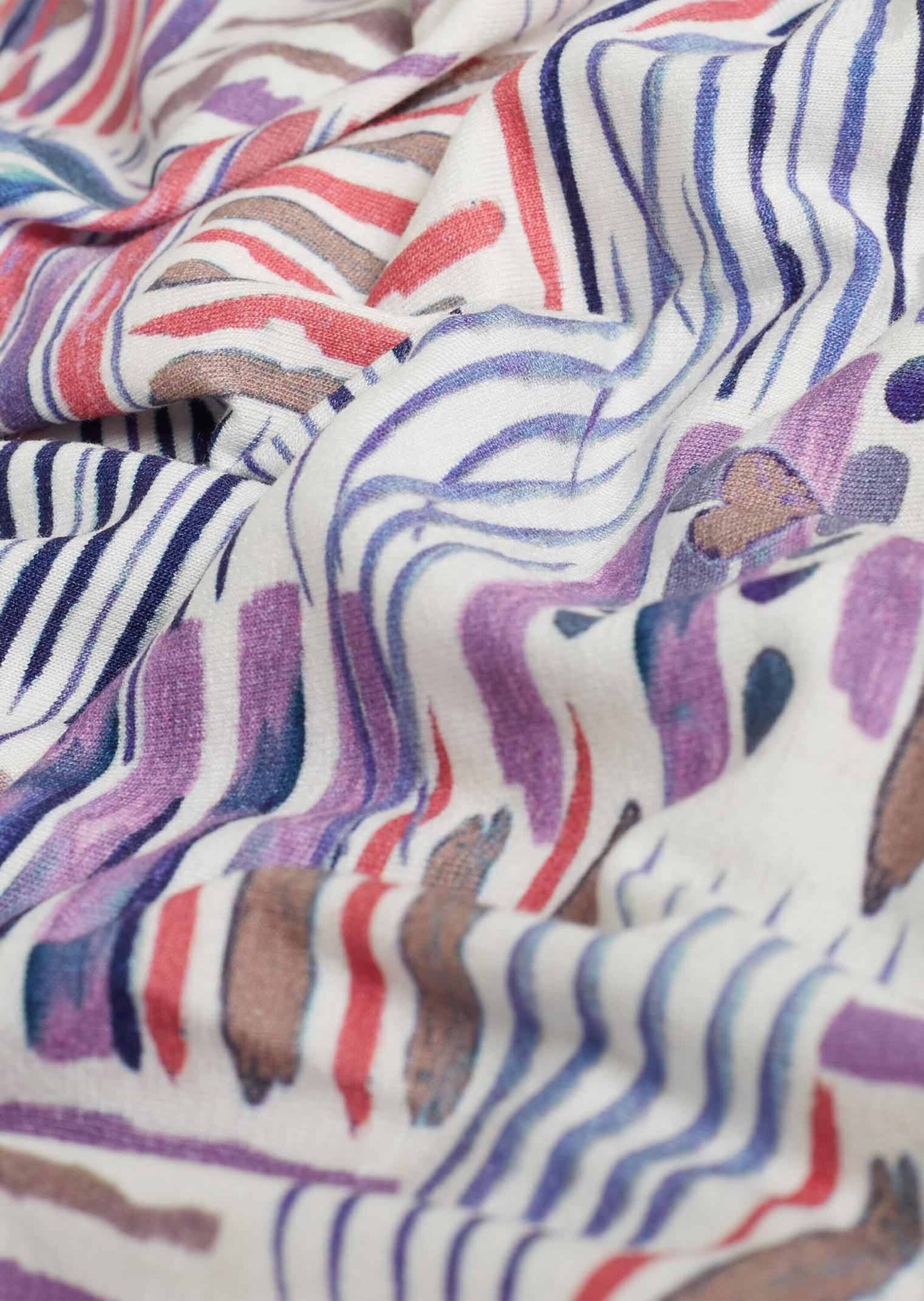 GOLDNER Print-Shirt »Tunika-Druckshirt mit Stehkragen«