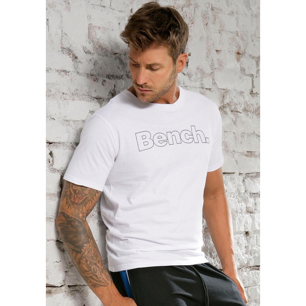 Bench. Loungewear T-Shirt, (2 tlg.)