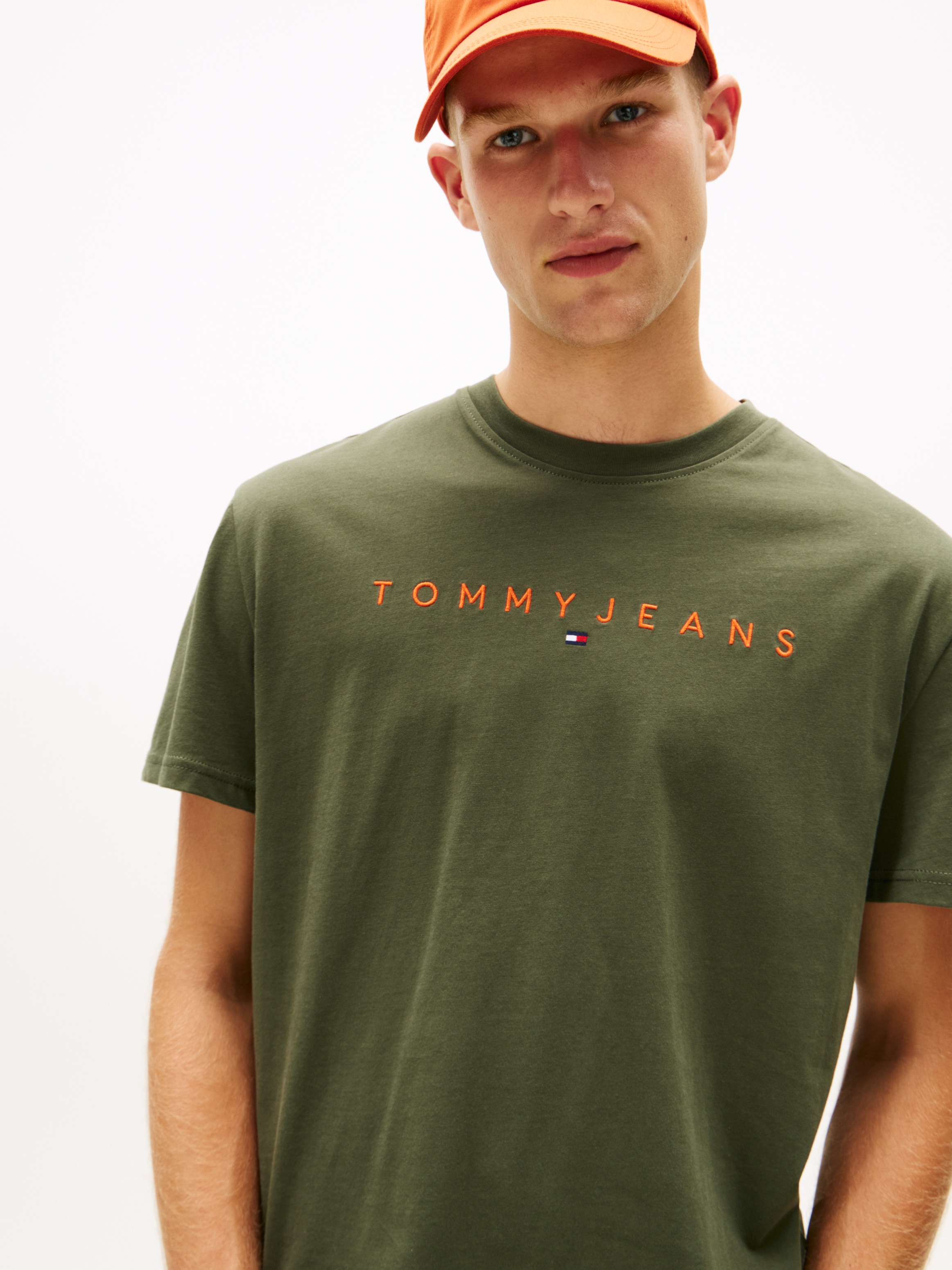 Tommy Jeans T-Shirt "TJM REG LINEAR LOGO TEE EXT" günstig online kaufen