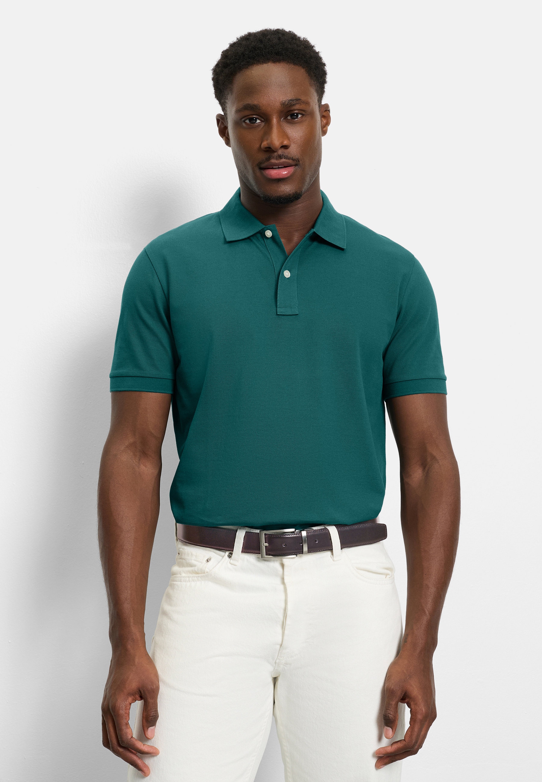 OLYMP Poloshirt "OLYMP Casual Wirk" günstig online kaufen