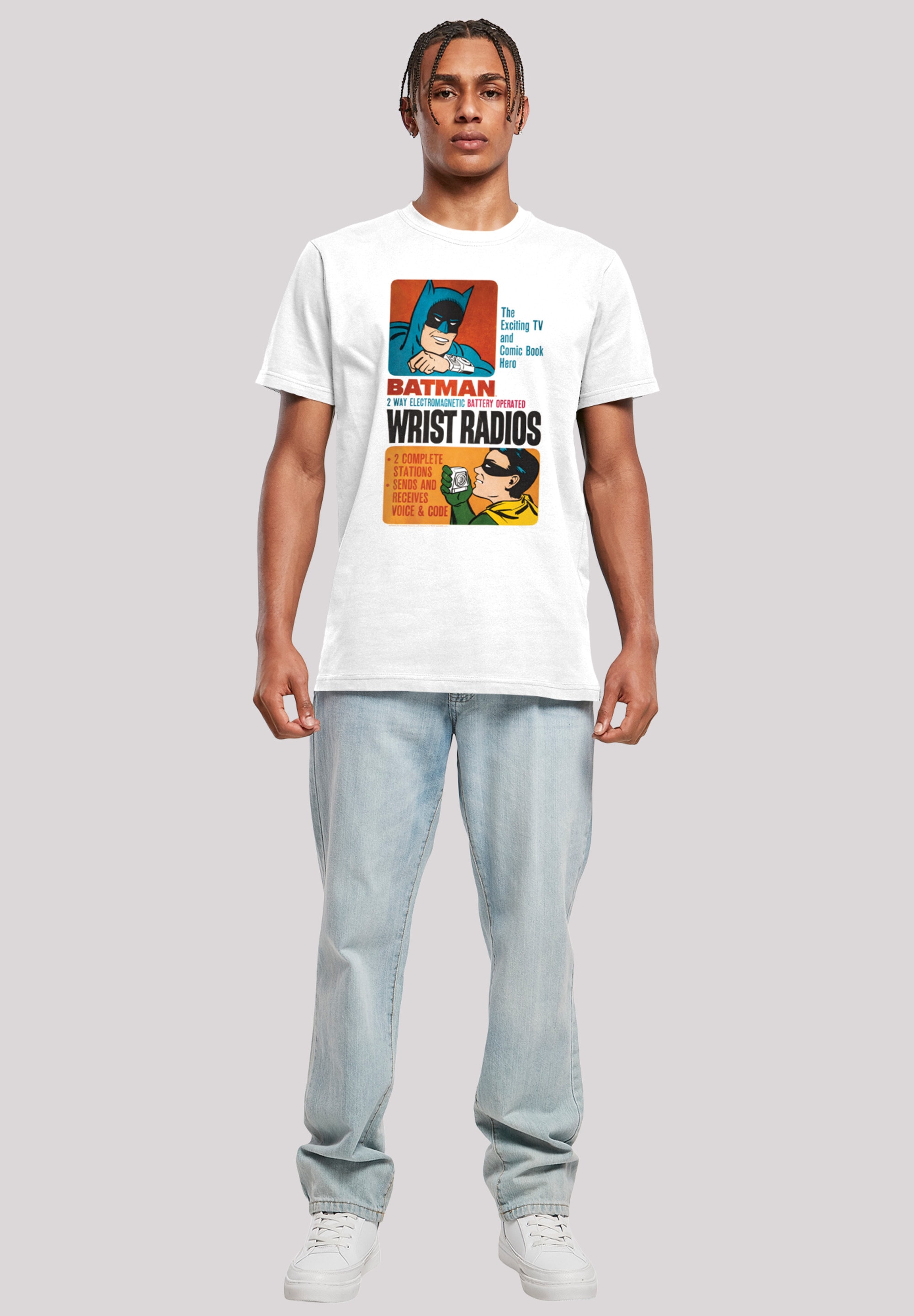 F4NT4STIC T-Shirt »DC Comics Superhelden Batman TV Serie Wrist Radios«, Print