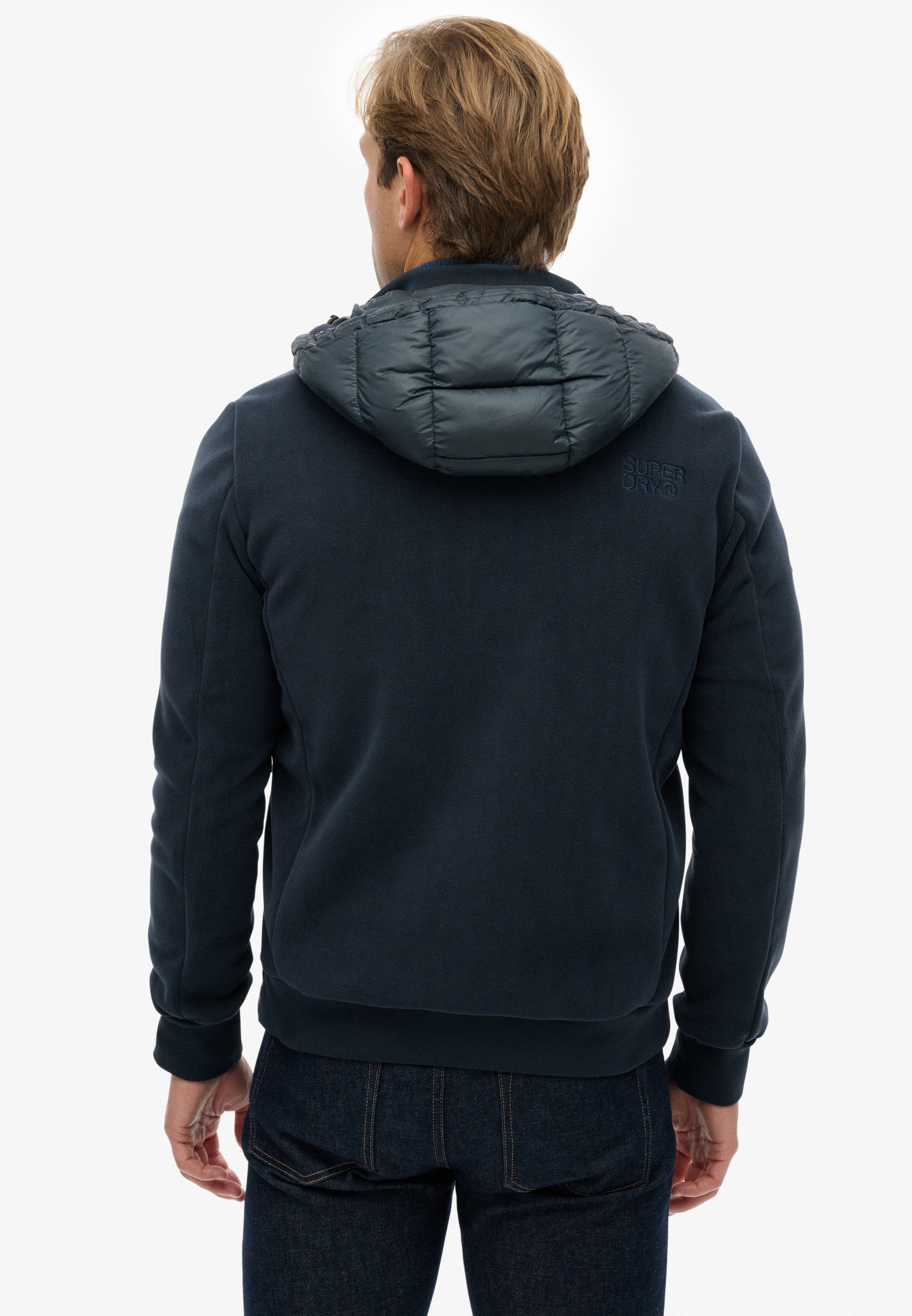 Thumbnail - Superdry Steppjacke "HOOD STORM FLEECE HYBRID JKT" mit Kapuze