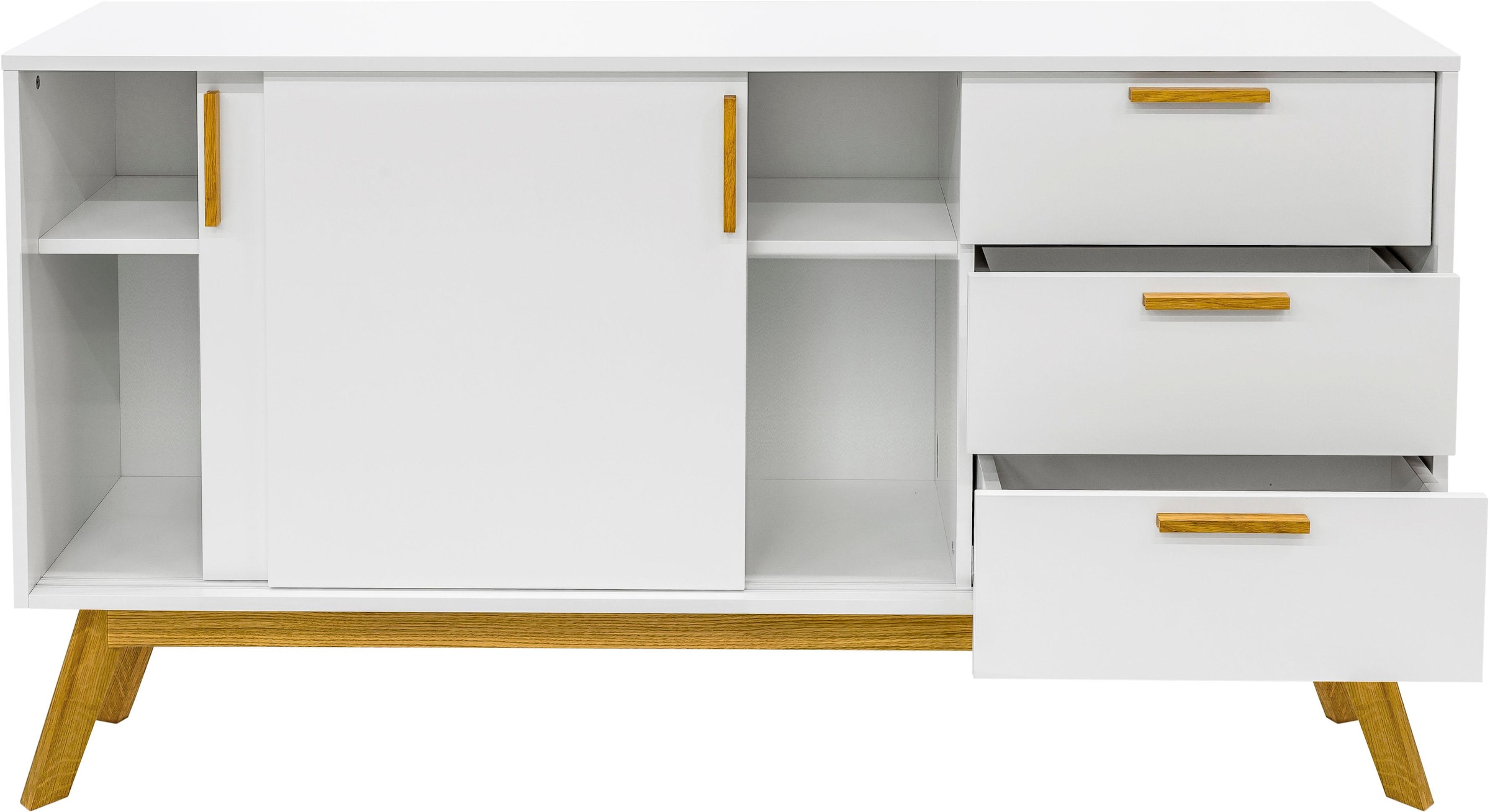 Woodman Sideboard »Tarika«, Kommode im angesagten skandinavischen Look, Breite 149 cm, FSC®