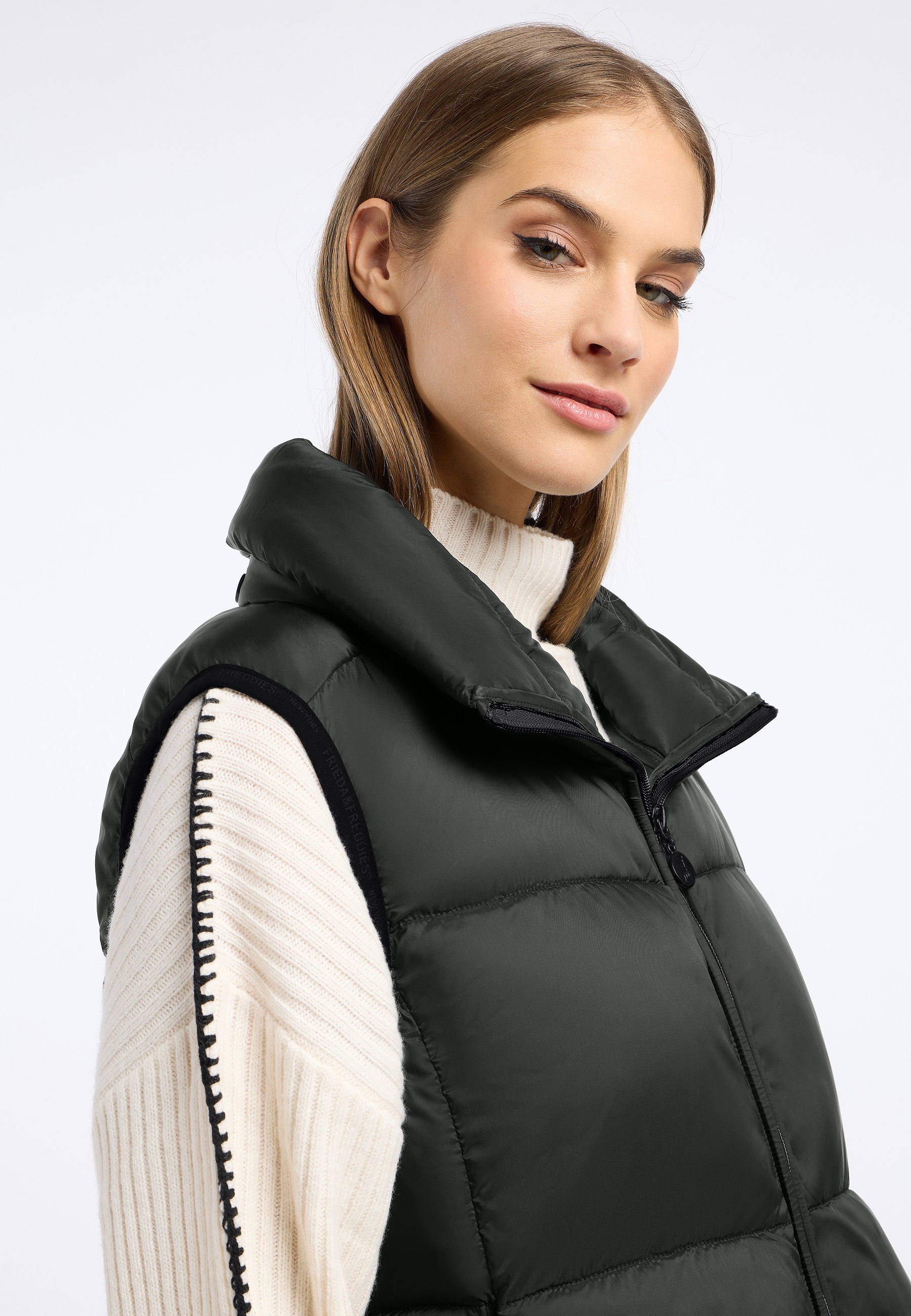 Frieda & Freddies Steppweste »Fake Down Vest / New Cisme«