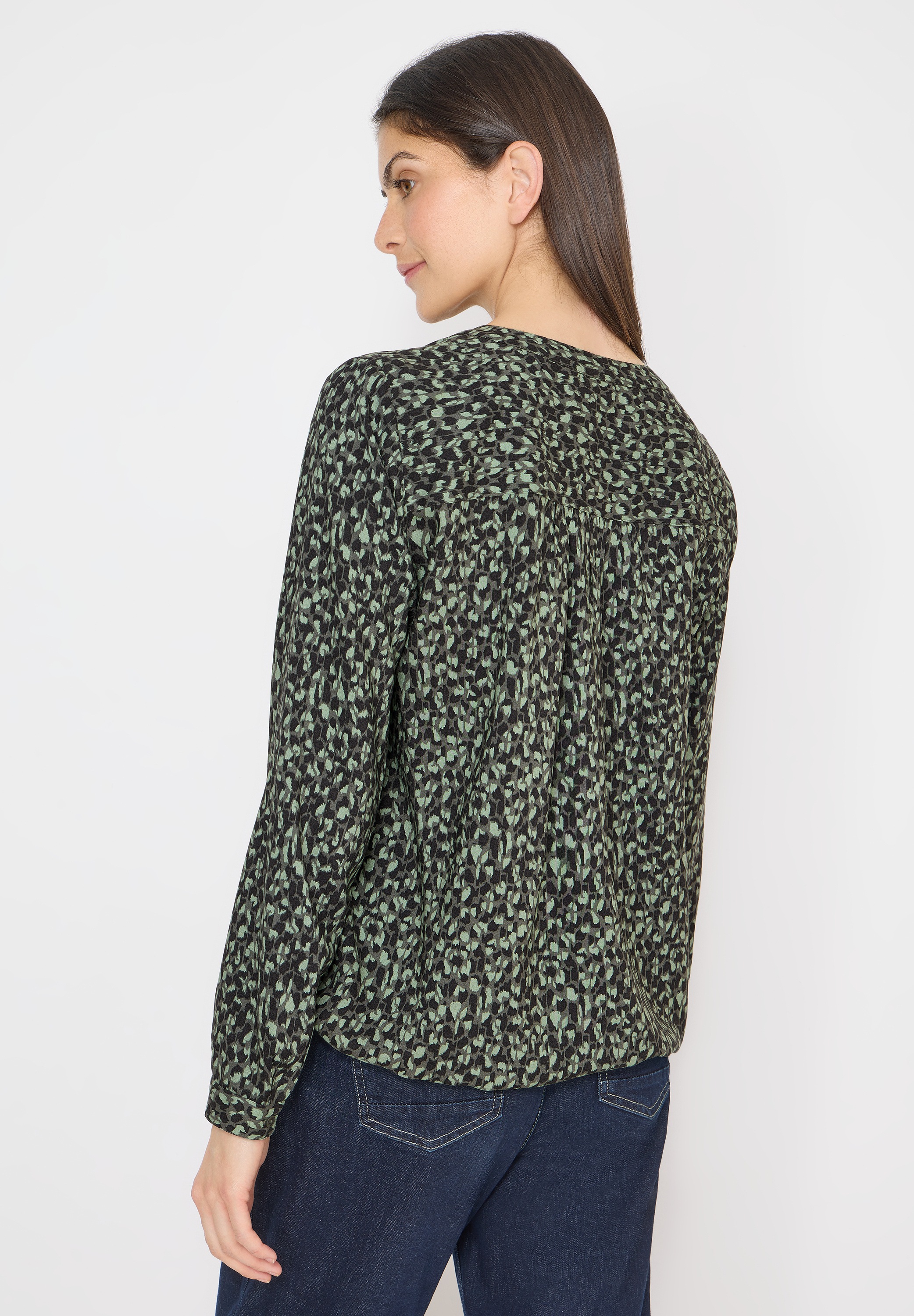 Cecil Langarmbluse aus softer Viskose günstig online kaufen