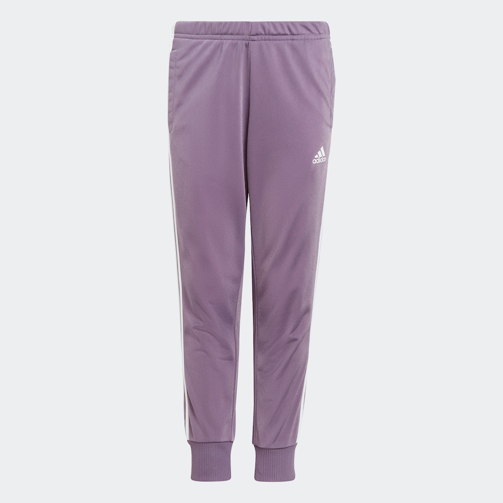 adidas Sportswear Trainingsanzug »ESSENTIALS 3-STREIFEN SHINY«, (2 tlg.)