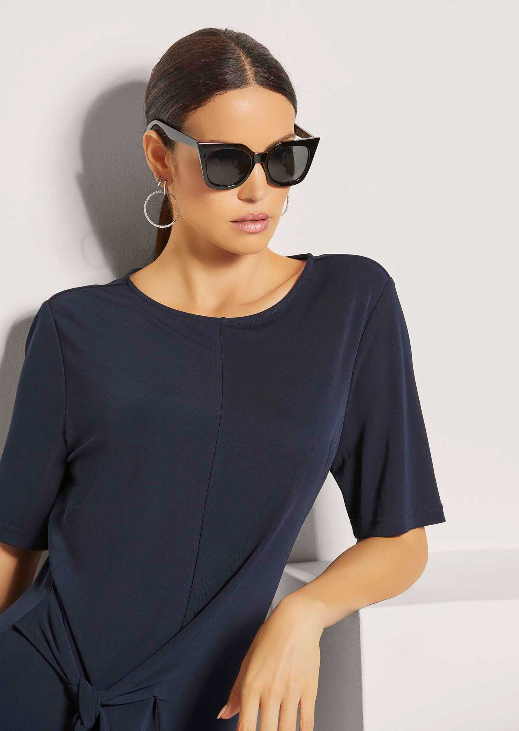 MADELEINE Midikleid »Kleid Halbarm-Kleid mit Taillenband«