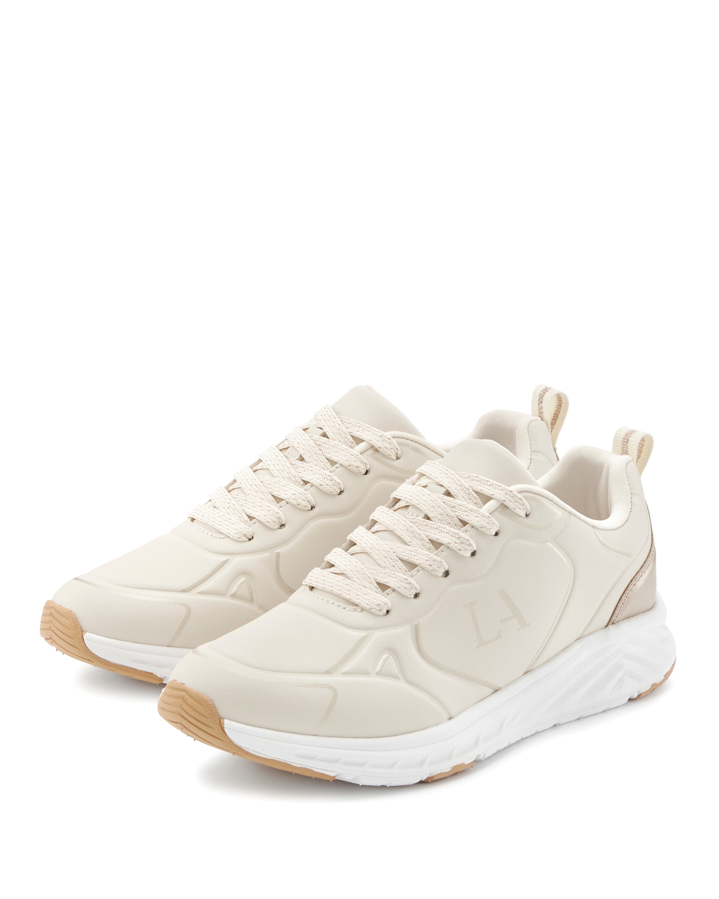 LASCANA Sneaker "Freizeitschuh, Schnürschuh", mit Farbakzenten VEGAN günstig online kaufen