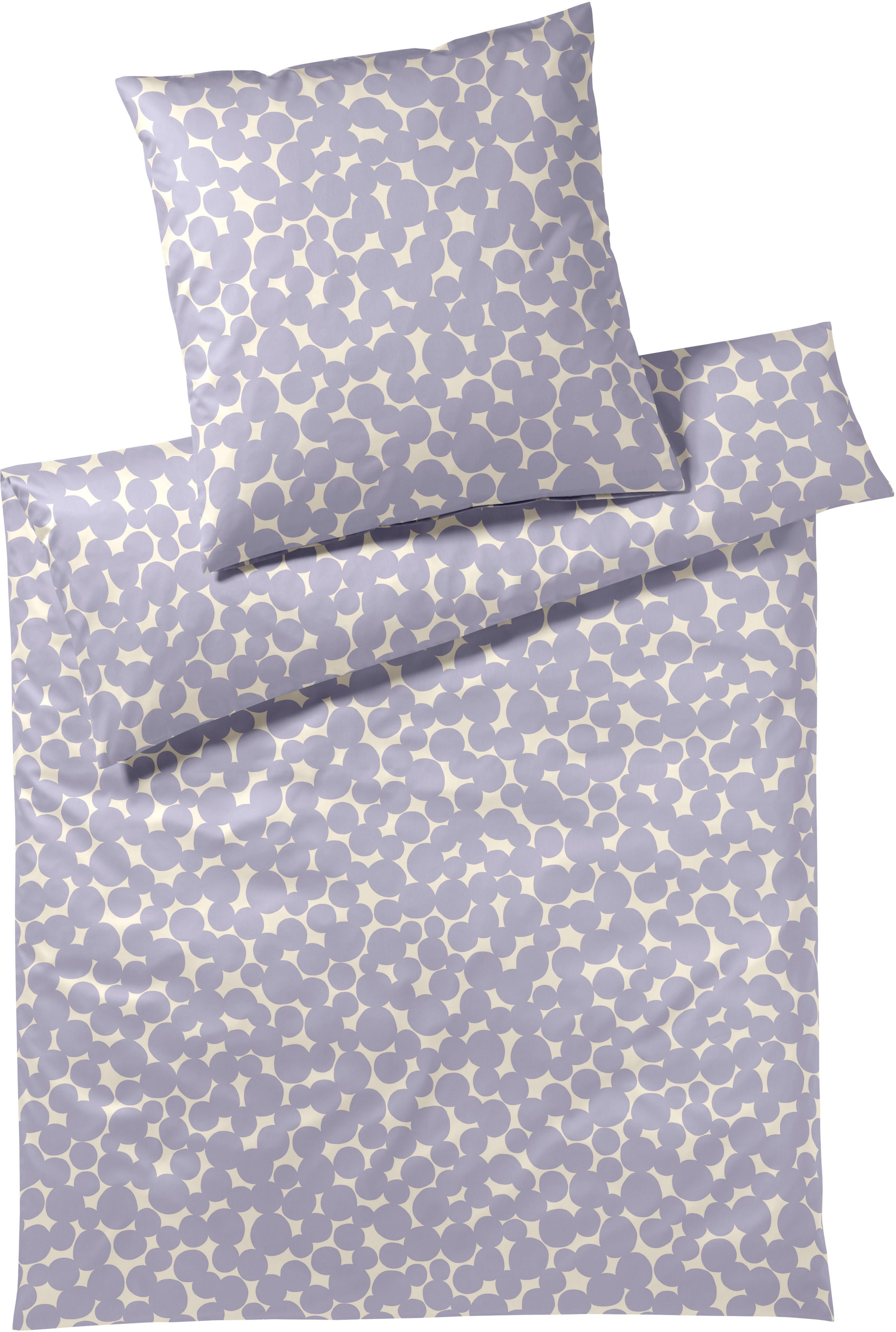 Elegante Bettwäsche "Pebbles" 2 Stk. tlg. angenehmes Hautgefühl günstig online kaufen