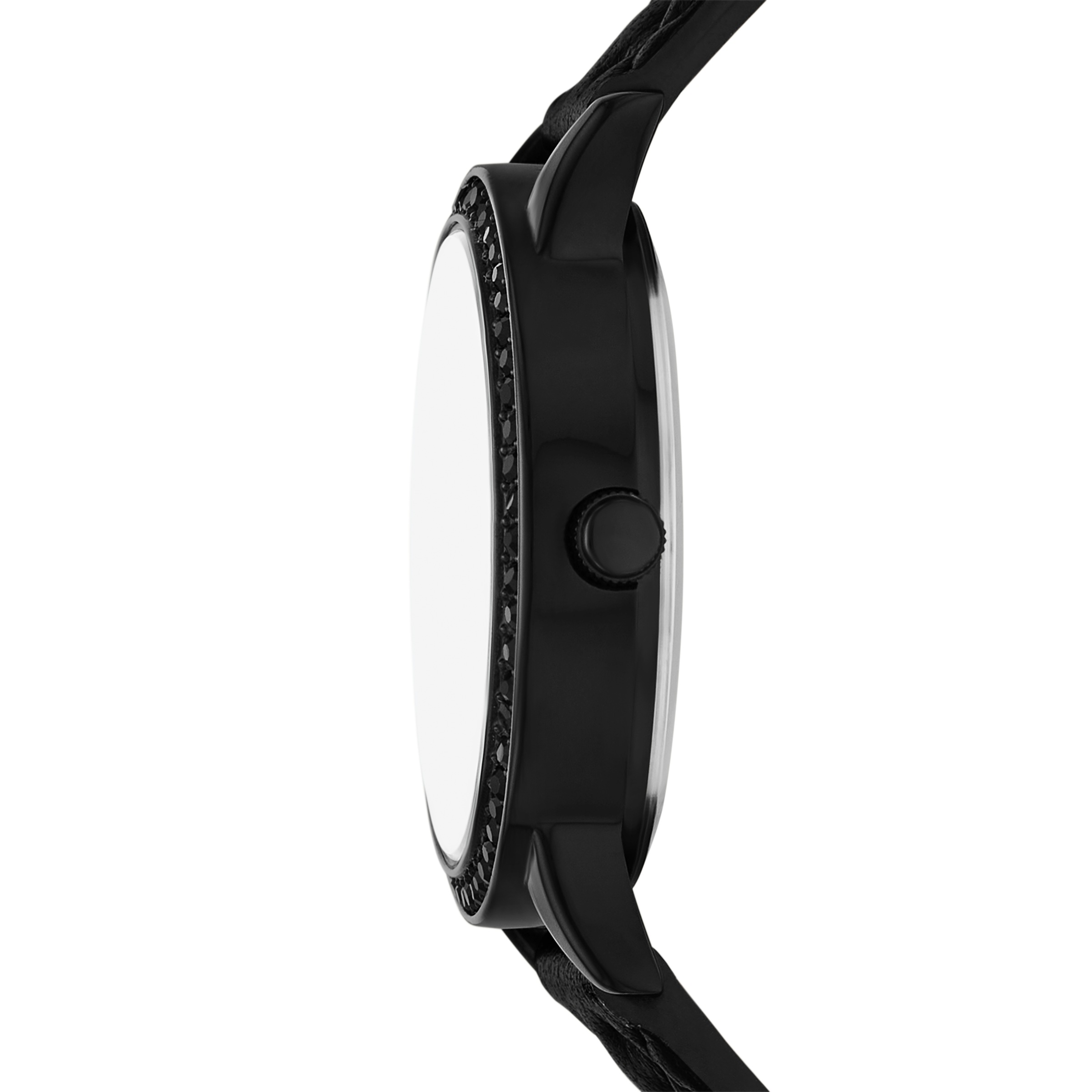 Skechers Quarzuhr »Camila« Armbanduhr, Lederarmband, analog, Glassteine