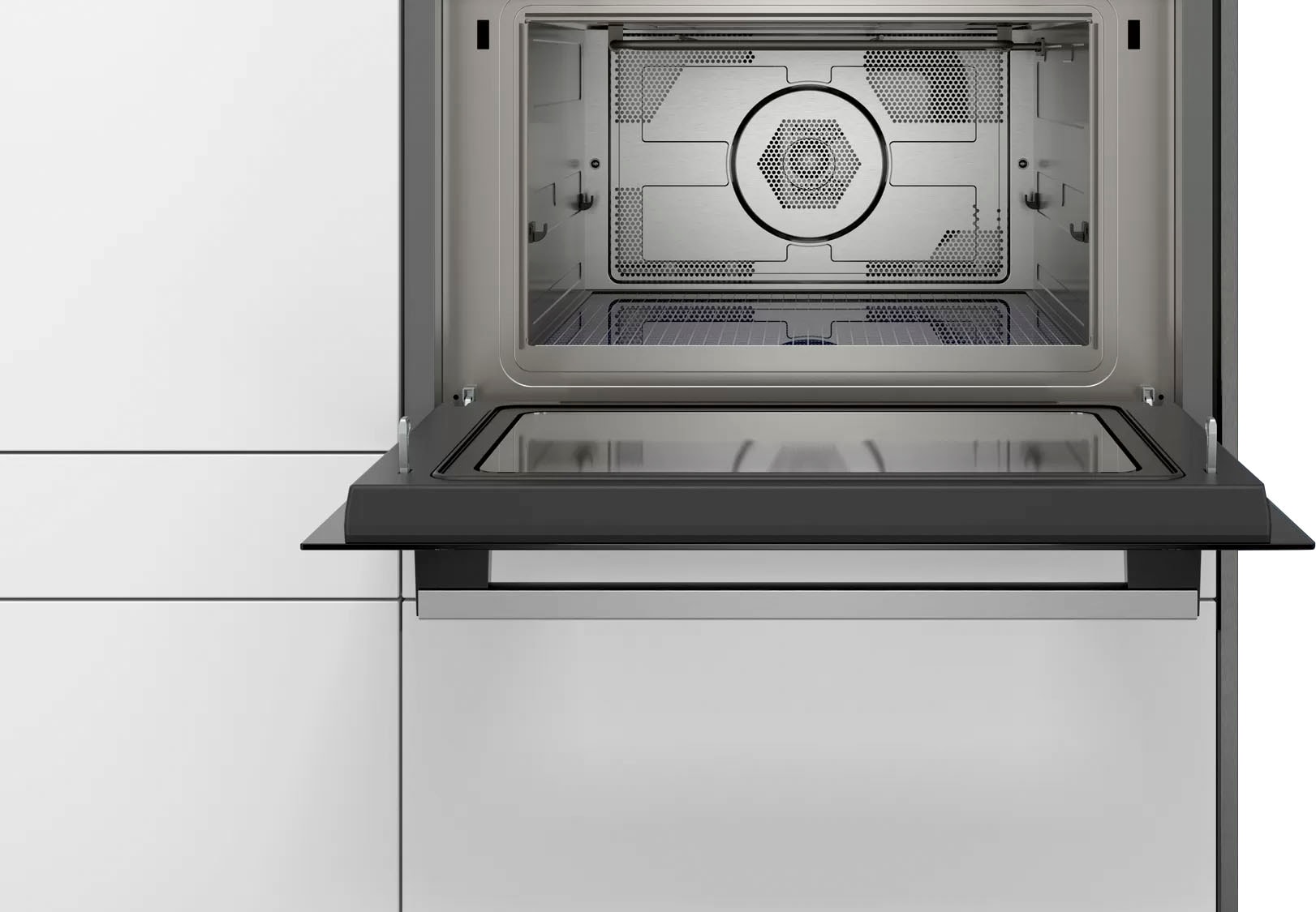 SIEMENS Backofen mit Mikrowelle »CM585AGS0«, iQ500, CM585AGS0