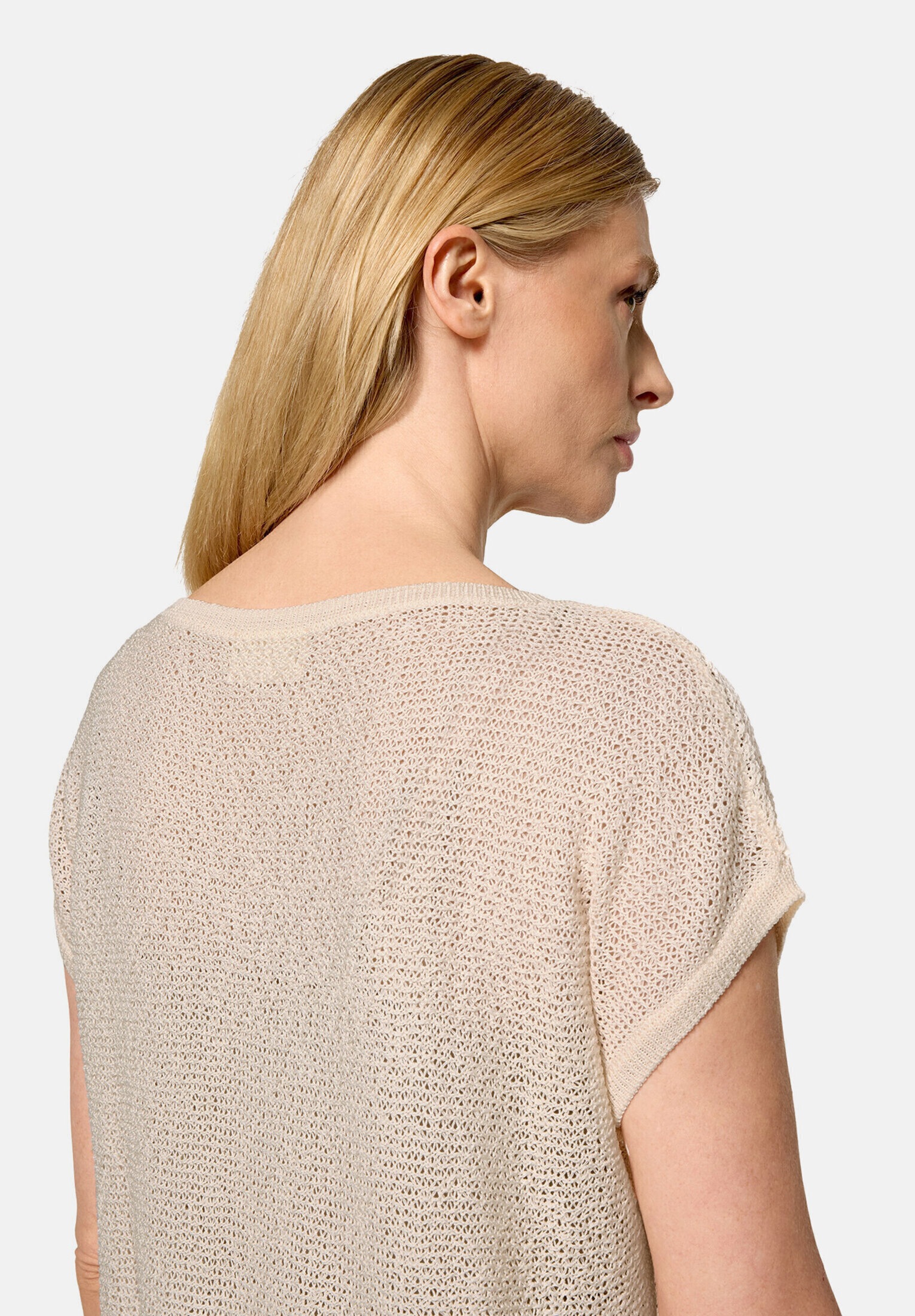 Cartoon Stricktop »Damen mit Rundhalsausschnitt«