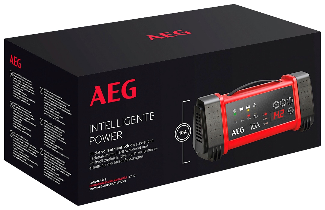 AEG Batterie-Ladegerät »LT 10A«, 10000 mA, Mikroprozessor