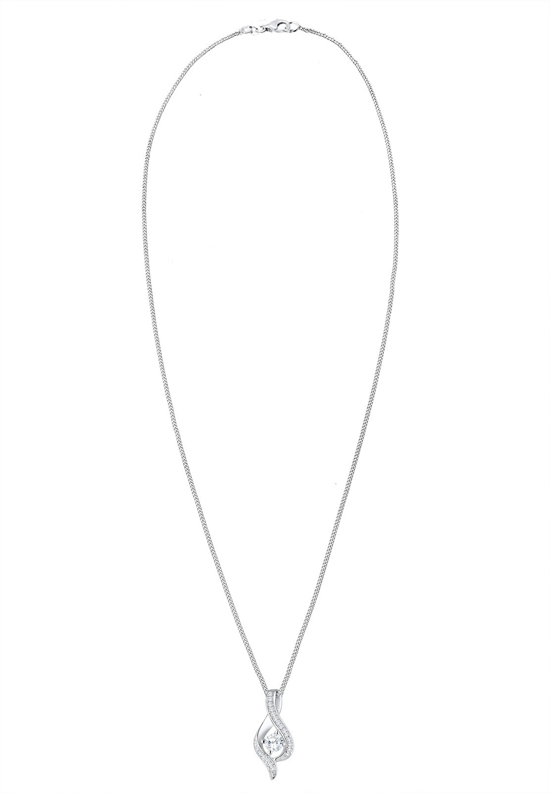Elli Collierkettchen »Infinity Symbol Zirkonia Amoureux 925 Silber«
