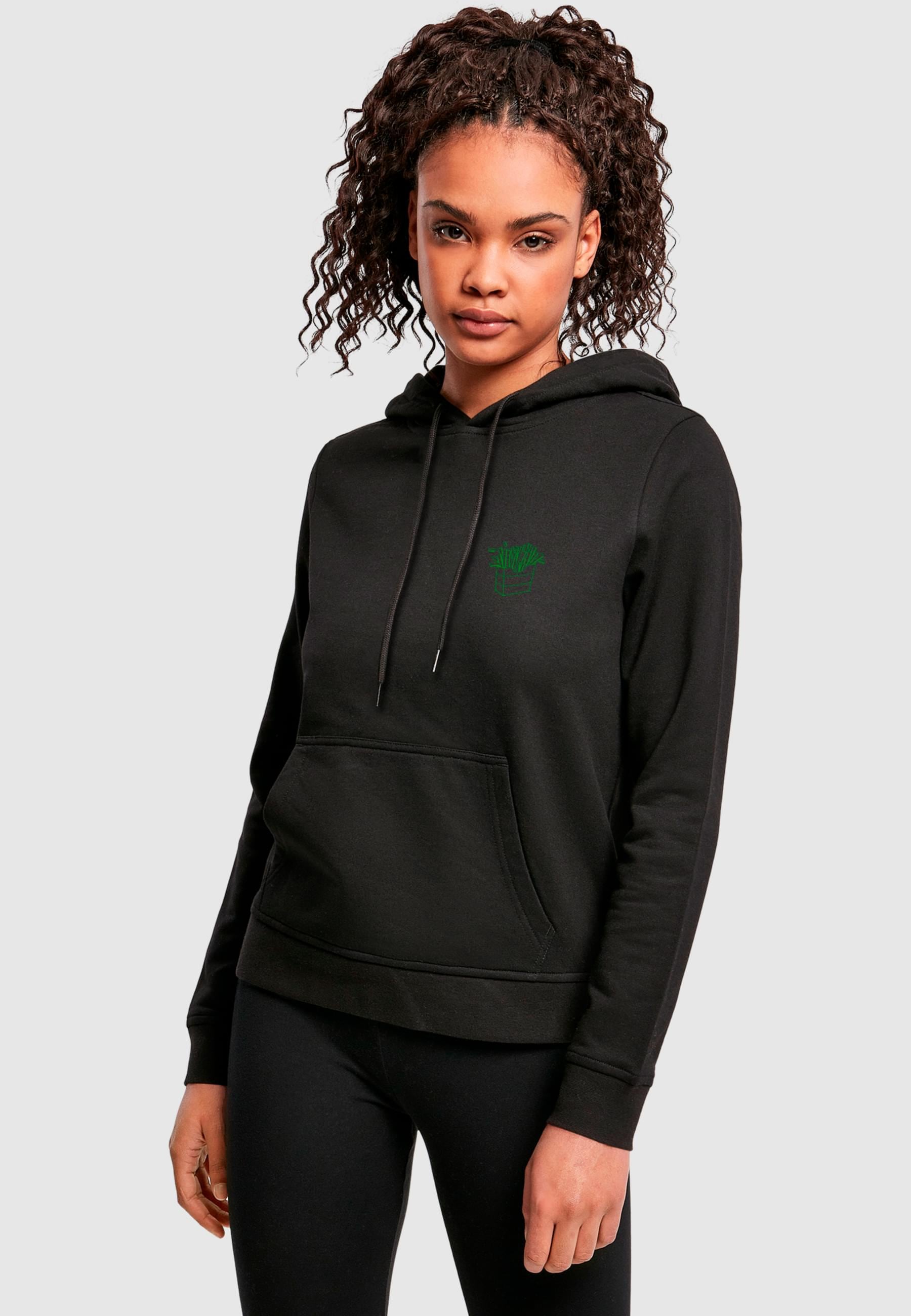 Merchcode Kapuzenpullover »Merchcode Ladies Fries Hoody«, (1 tlg.)