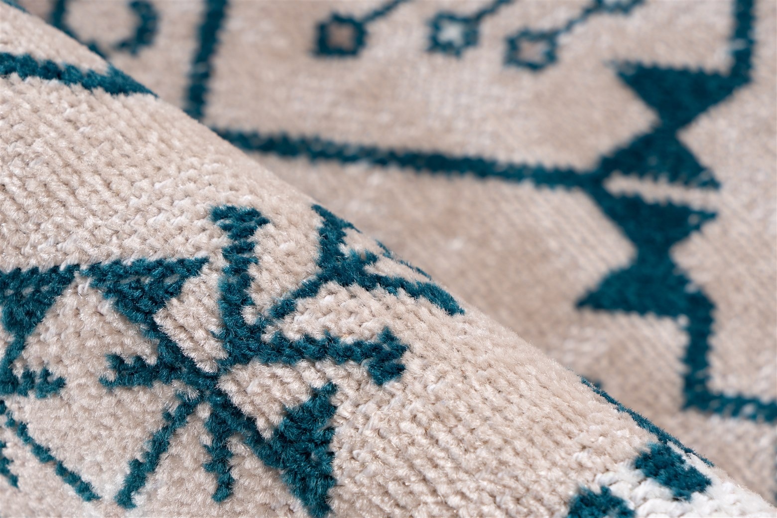 me gusta Teppich »Ariya 425«, rechteckig, 6 mm Höhe, Flachflor, gekettelt, Wohnzimmer