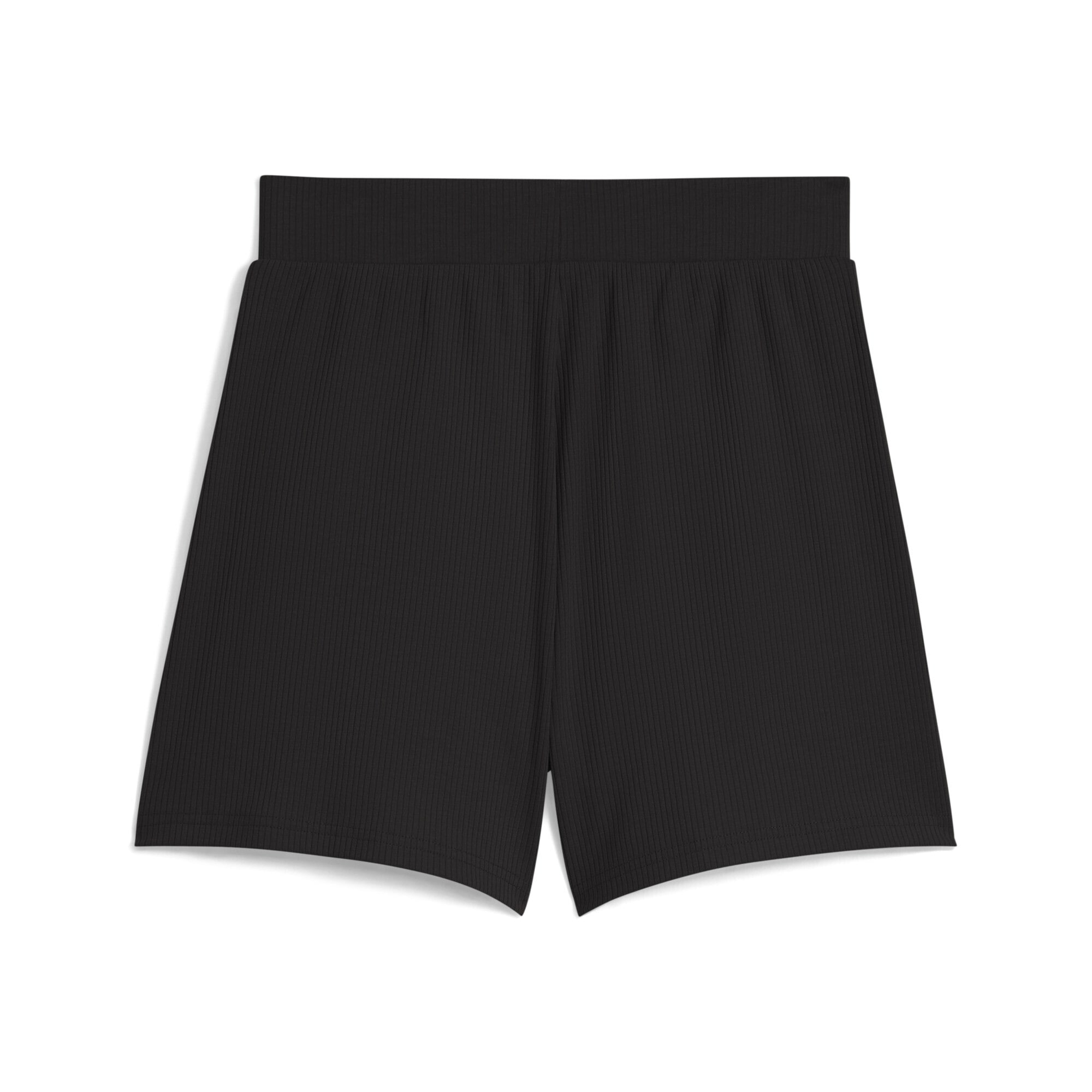 PUMA Sporthose »ESS ELEVATED Gerippte 5" Shorts mit hohem Bund Damen«