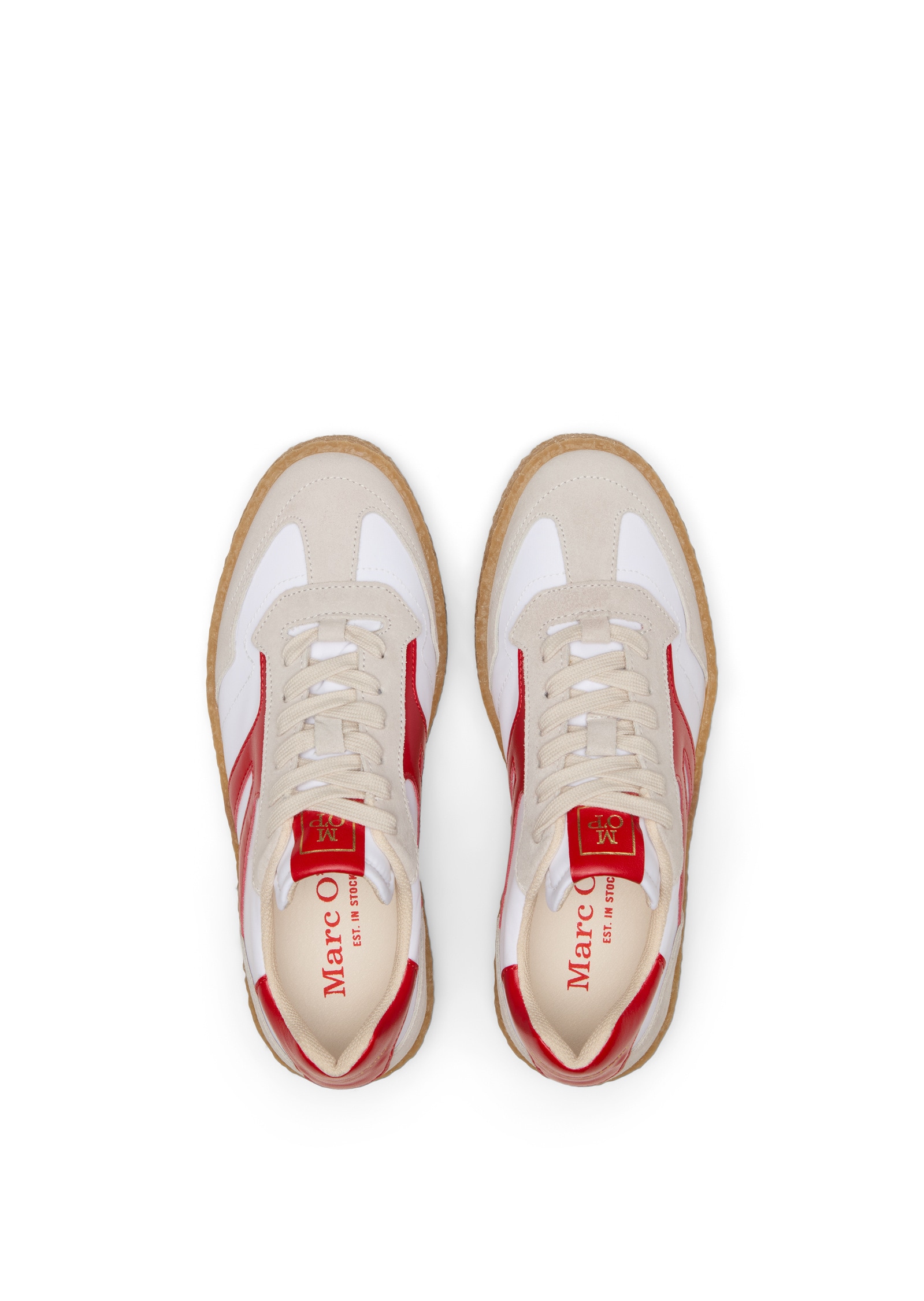 Marc O'Polo Sneaker »aus Veloursleder mit Nyloneinsatz«