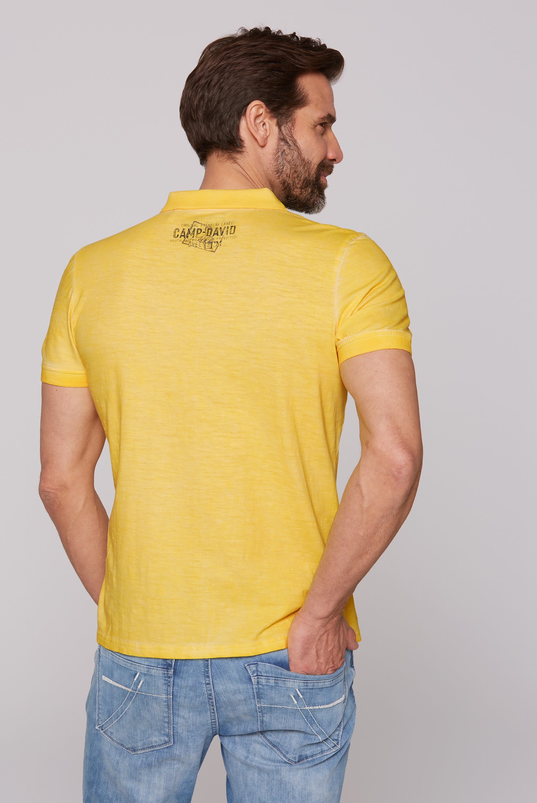 CAMP DAVID Poloshirt, aus Baumwolle
