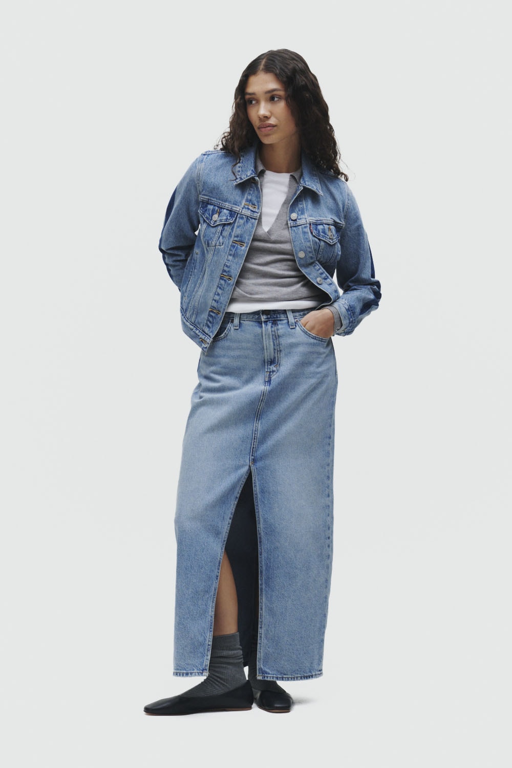 Levi's® Džinsinis sijonas »Ankle Column Skirt«