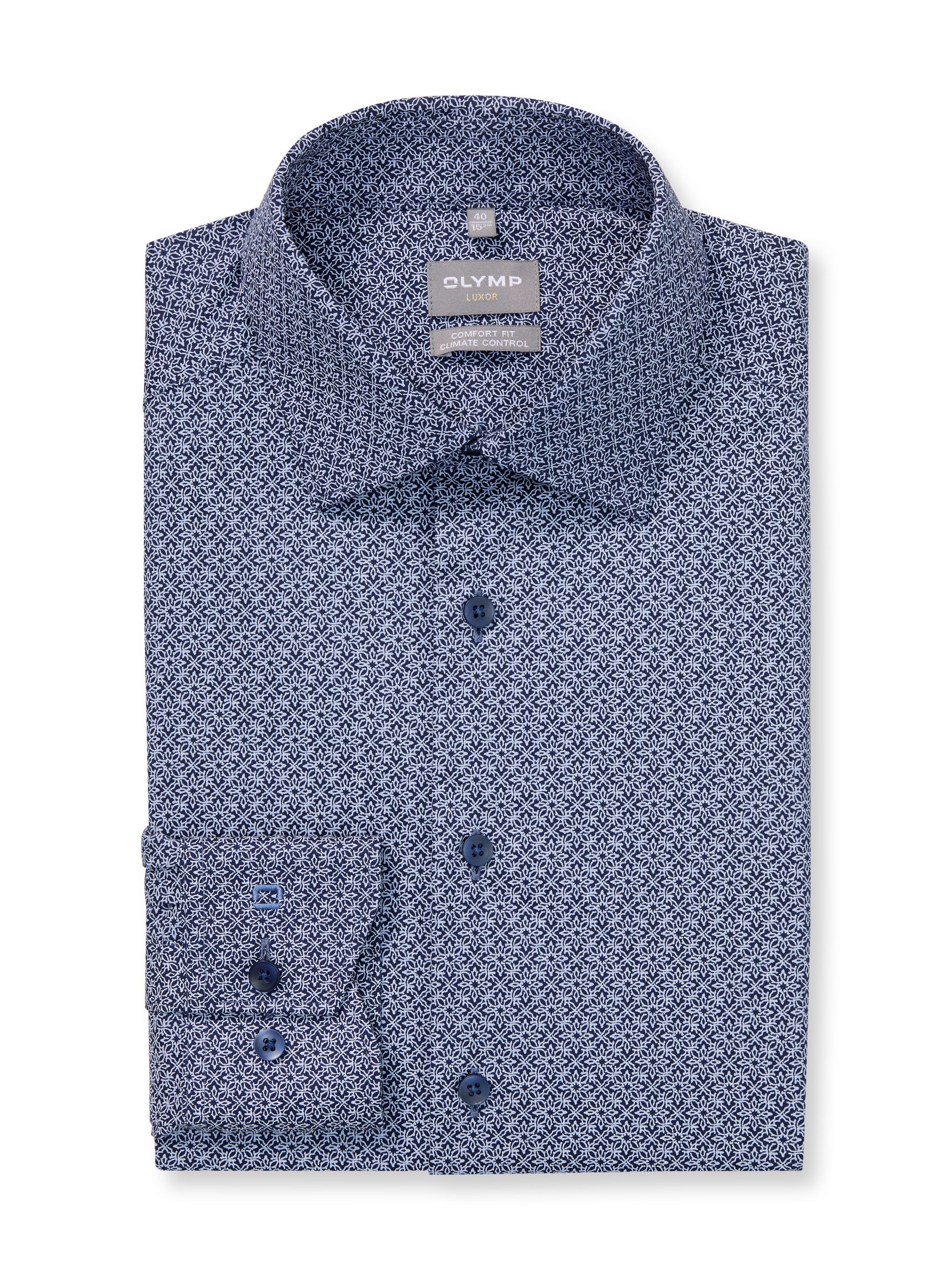 OLYMP Langarmhemd »24/Seven - Luxor« Climate Control, Businesshemd, comfort fit, New-Kentkragen