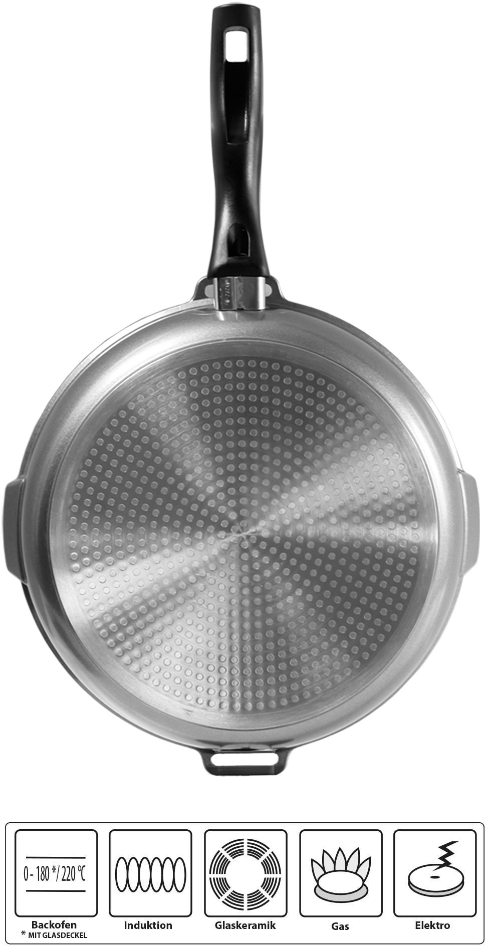 Thumbnail - STONELINE Schmorpfanne "Future" Aluminiumguss 1 Stk. tlg. Ø 24 cm, Induktion