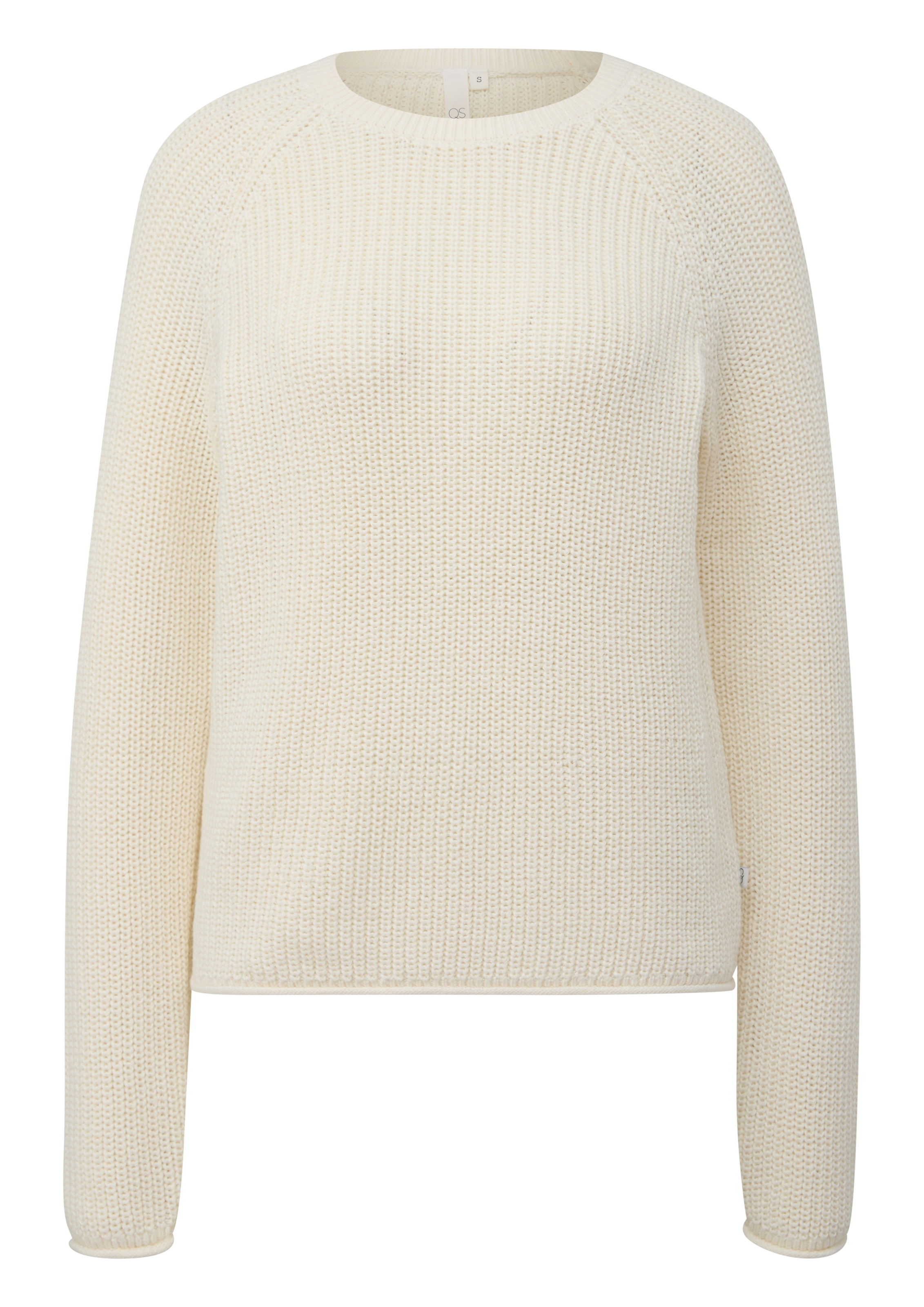 QS Strickpullover, mit Rundhalsausschnitt