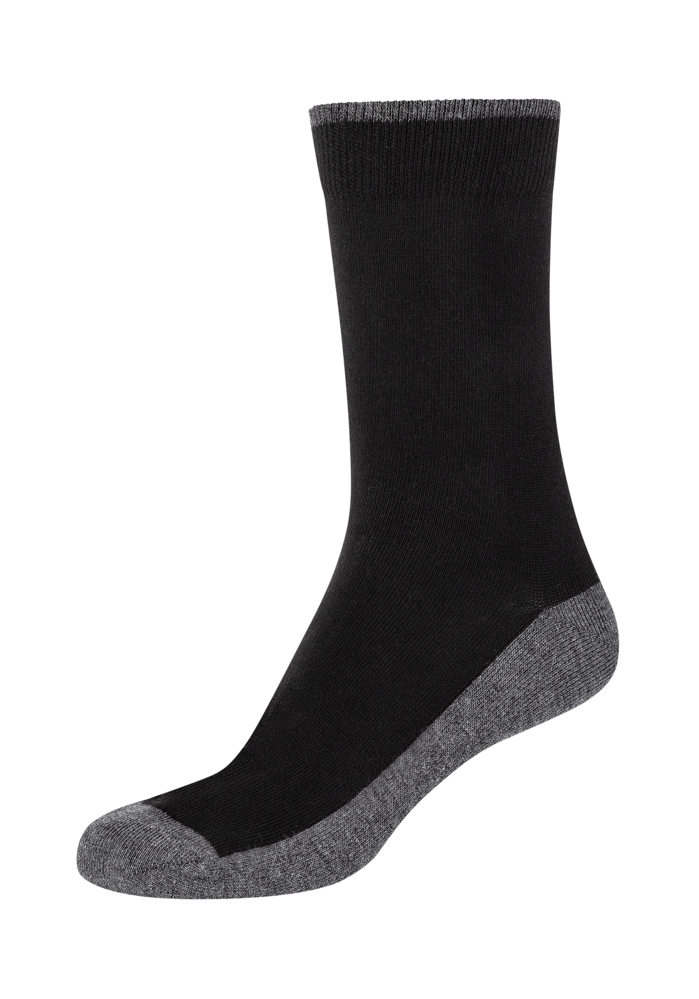 Camano Socken »ca-soft«, (4er Pack), Leopard Socks, Piqué-Bund, verstärkte Ferse und Spitze