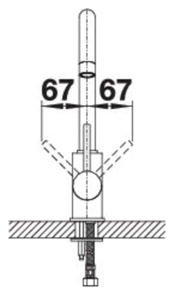 Blanco Küchenarmatur »MIDA« mit leichtgängiger Keramikkartusche