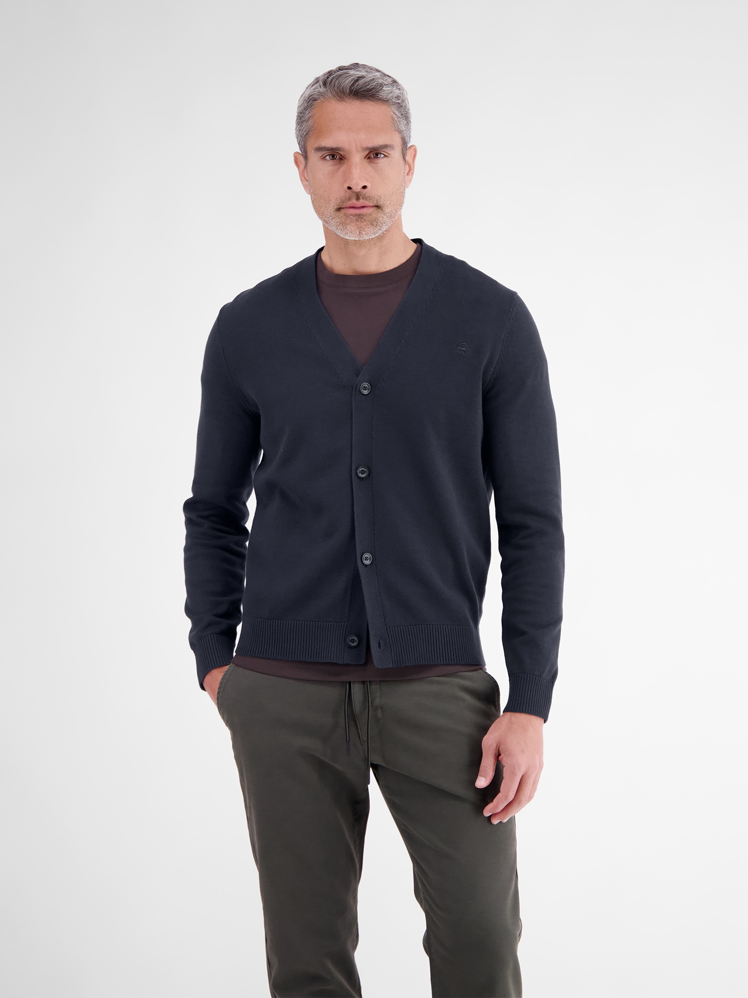LERROS Strickjacke »Strickjacke im Cardiganstil aus reiner weicher Baumwolle«