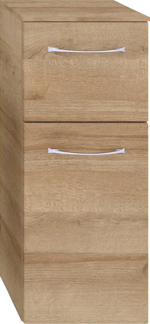 Saphir Badmöbel-Set »6005 Sprint 3-teilig, Keramik-Waschtisch mit LED-Spiegelschrank«, (4 St.), Unterschrank, inkl. Türdämpfer, 3 Türen, 3 Schubladen, Bad-Set