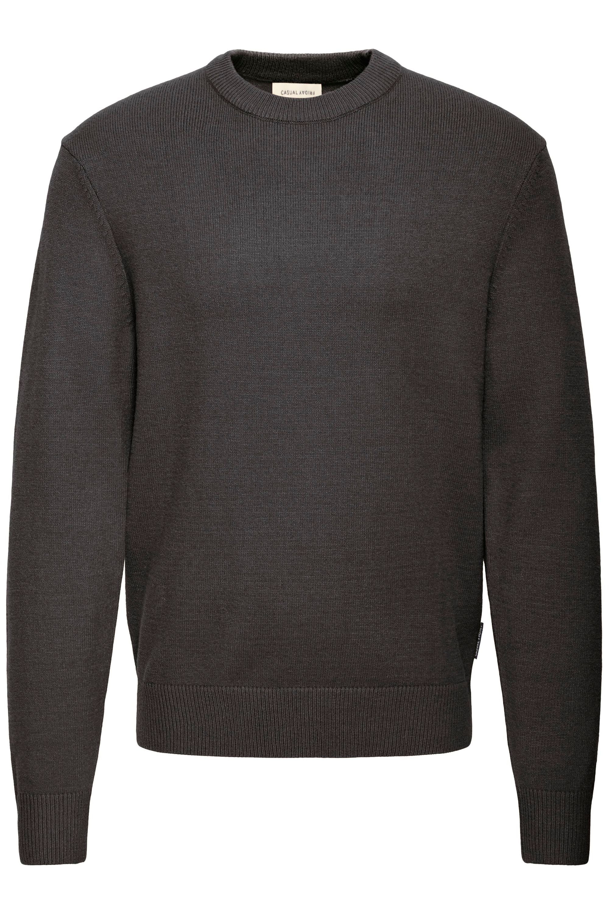 Casual Friday Strickfleece-Pullover "Strickpullover CFANDRO" günstig online kaufen