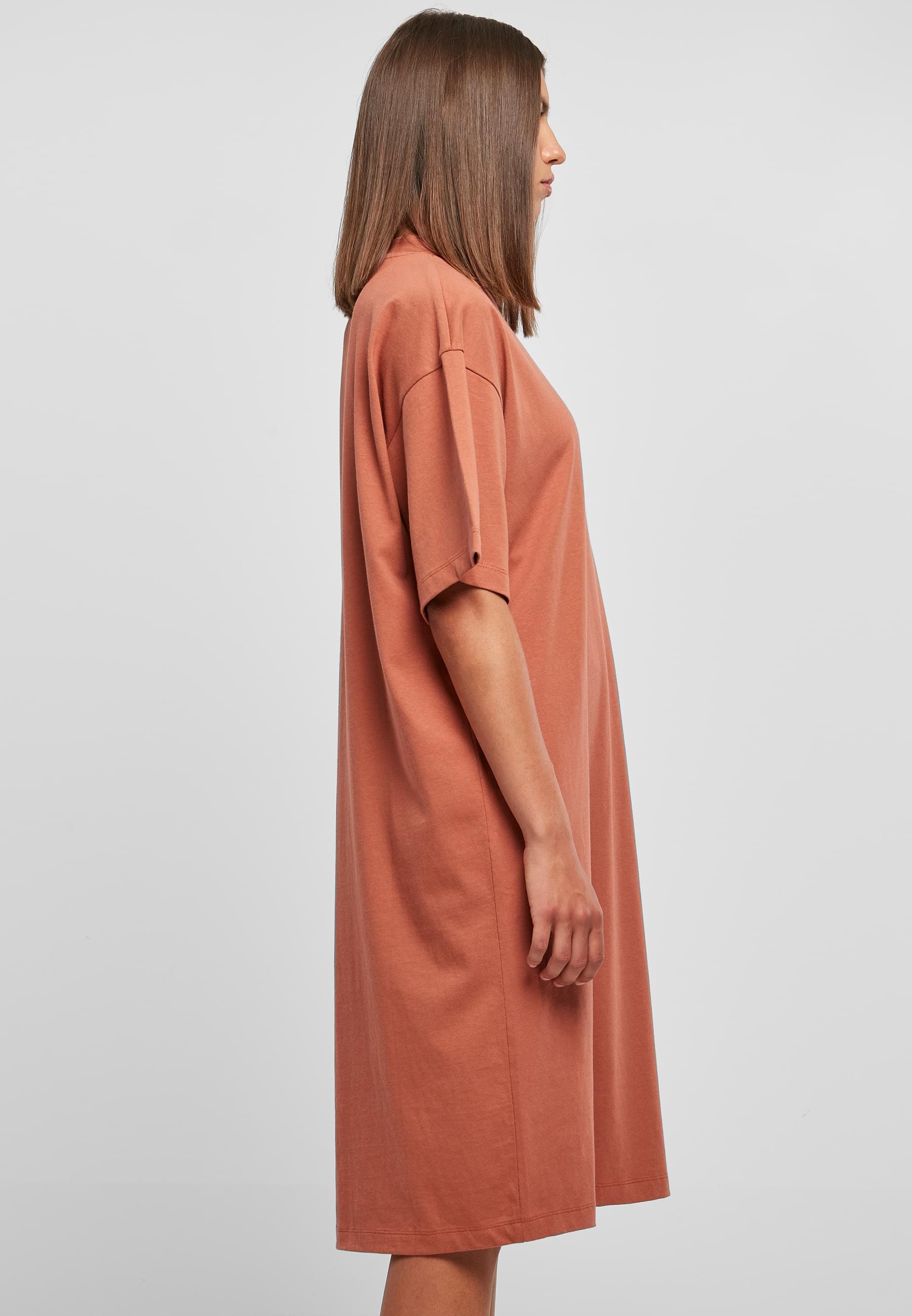 URBAN CLASSICS Shirtkleid »Urban Classics Damen Ladies Organic Long Oversized Tee Dress«, (1 tlg.)