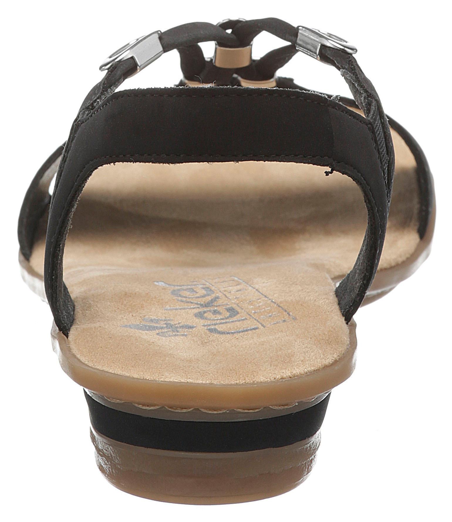 Rieker Sandalette, Sommerschuh, Sandale, Keilabsatz, im modernen Look günstig online kaufen