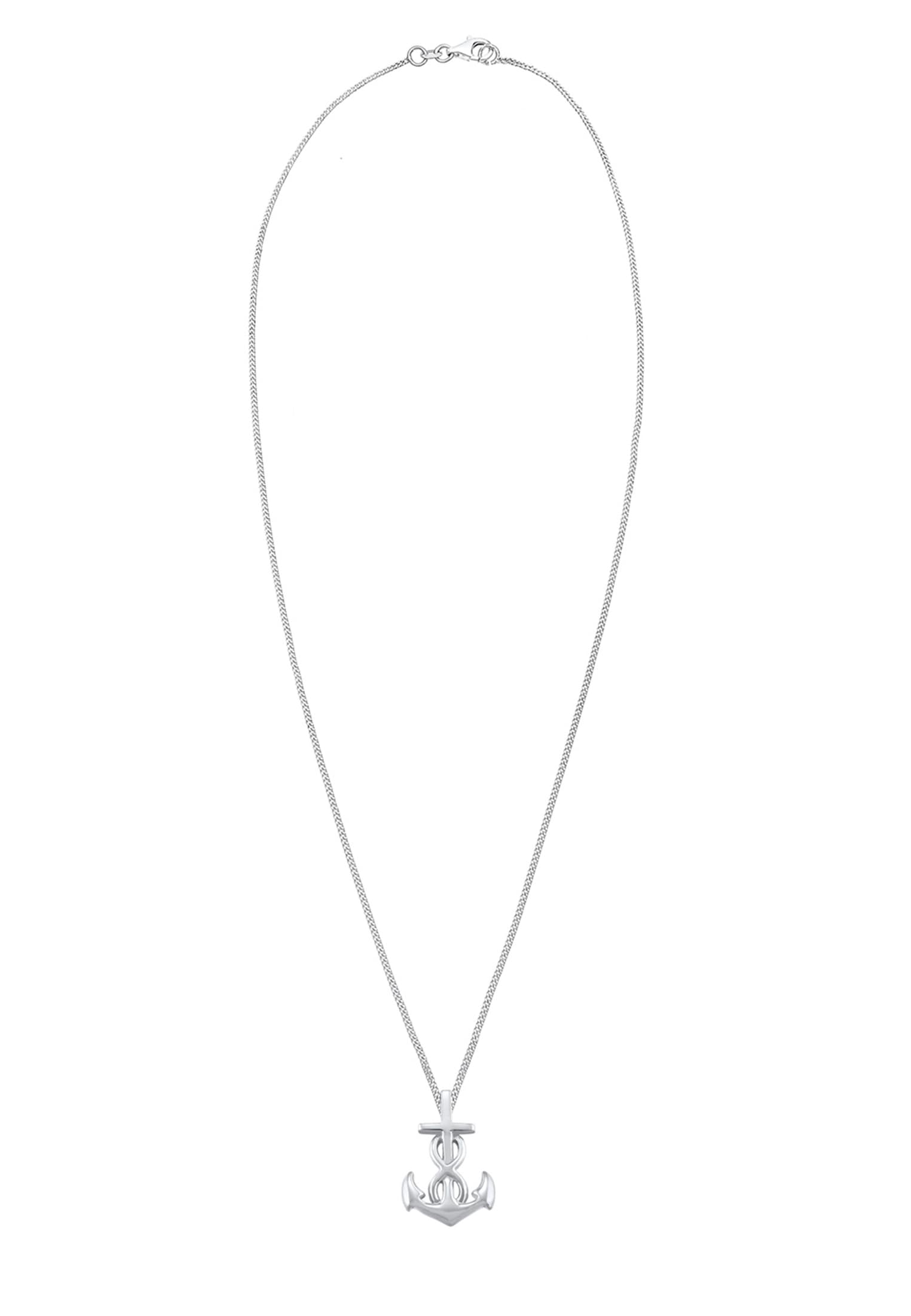 Elli Kette mit Anhänger »Anker Infinity Liebe Kreuz 925 Silber«