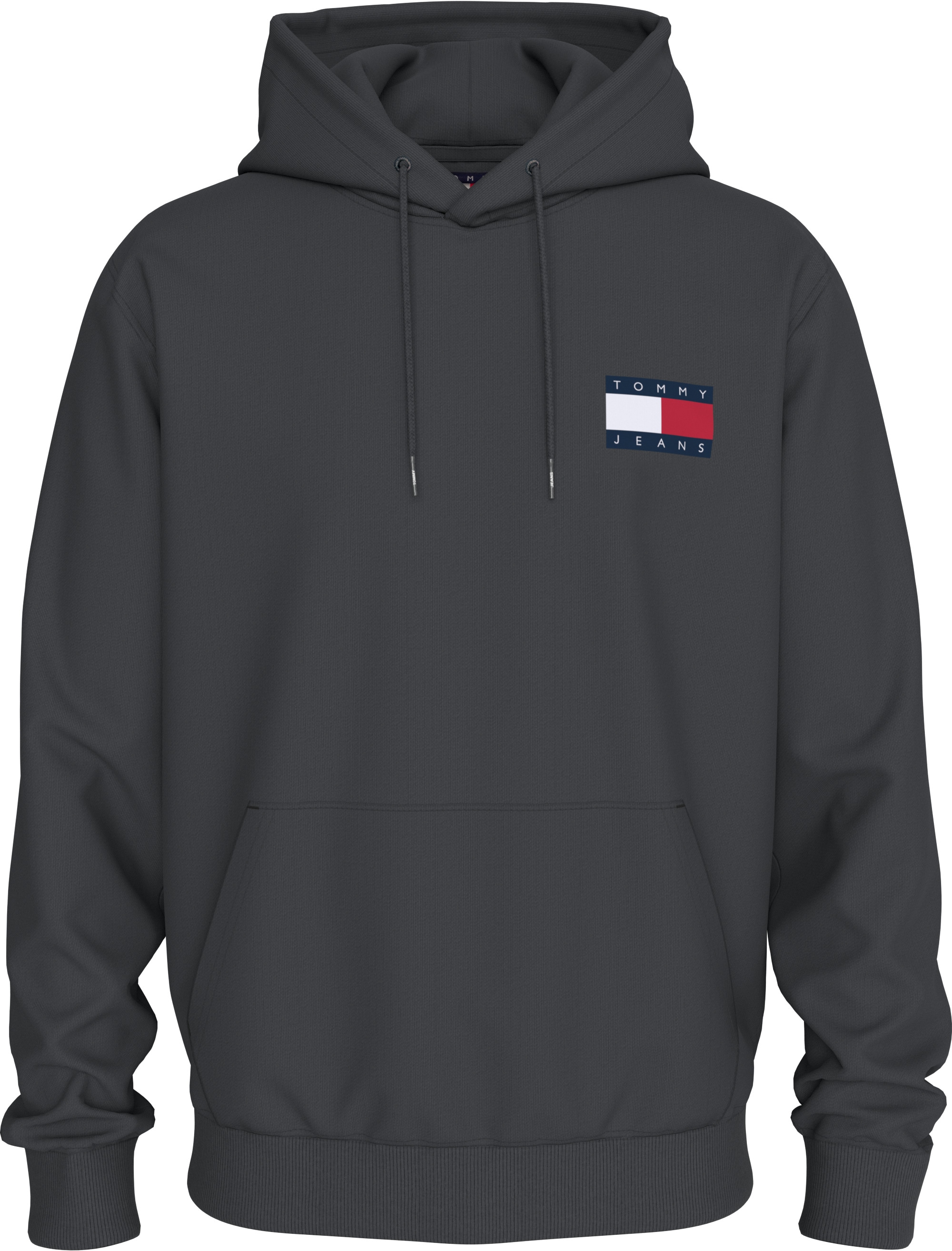 Tommy Jeans Sweatshirt »TJM REG ESSENTIAL FLAG HOOD EXT«, mit bedruckten Markenlogo auf Brusthöhe