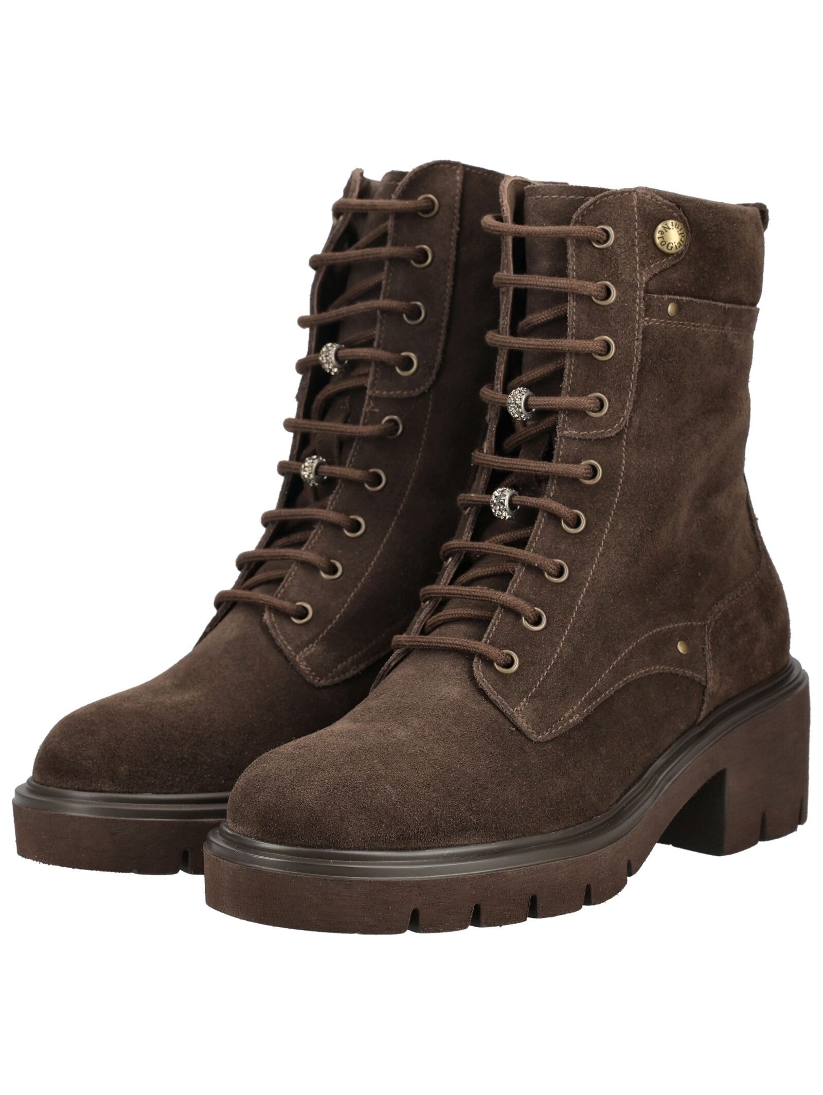 Nero Giardini Schnürstiefelette »Nero Giardini Stiefelette Veloursleder«